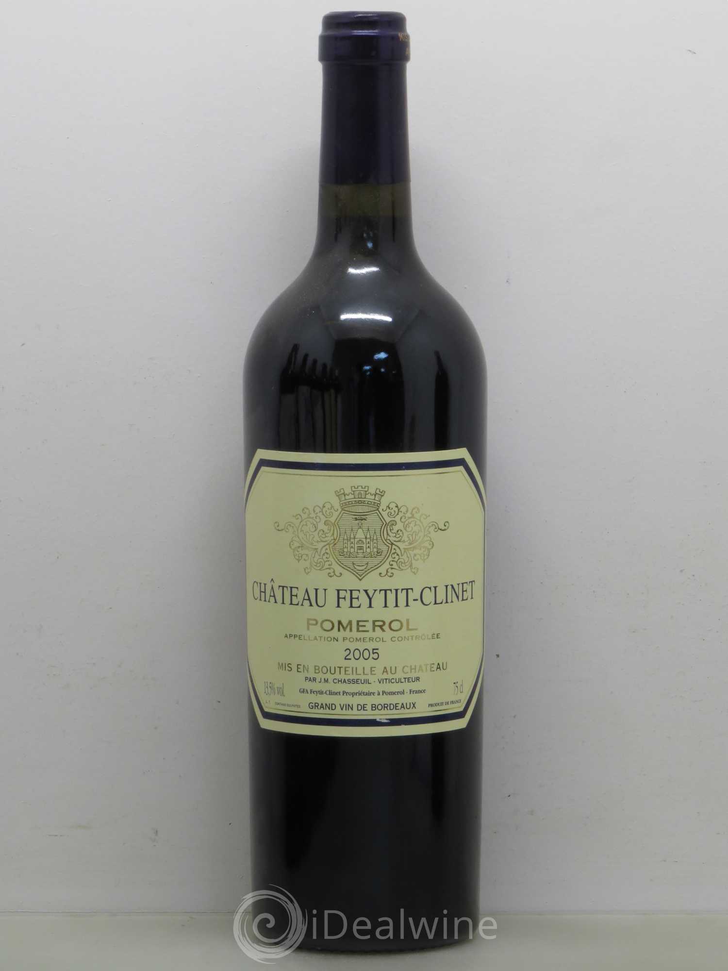 Château Feytit-Clinet 2005 - Lot de 1 bouteille - 0