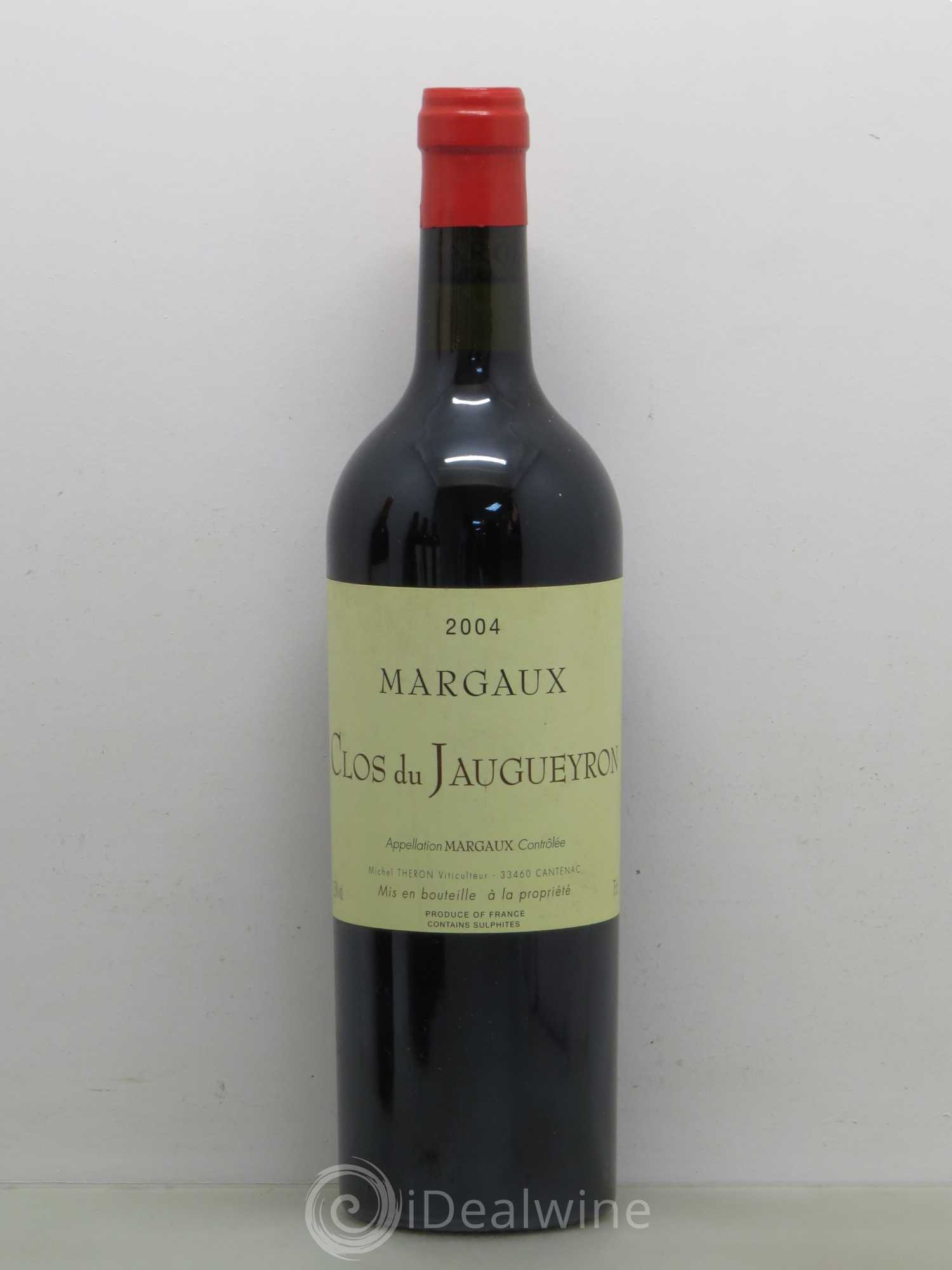 Bordeaux Clos Du Jaugueyron Margaux 2004 - Posten von 1 Flasche - 0