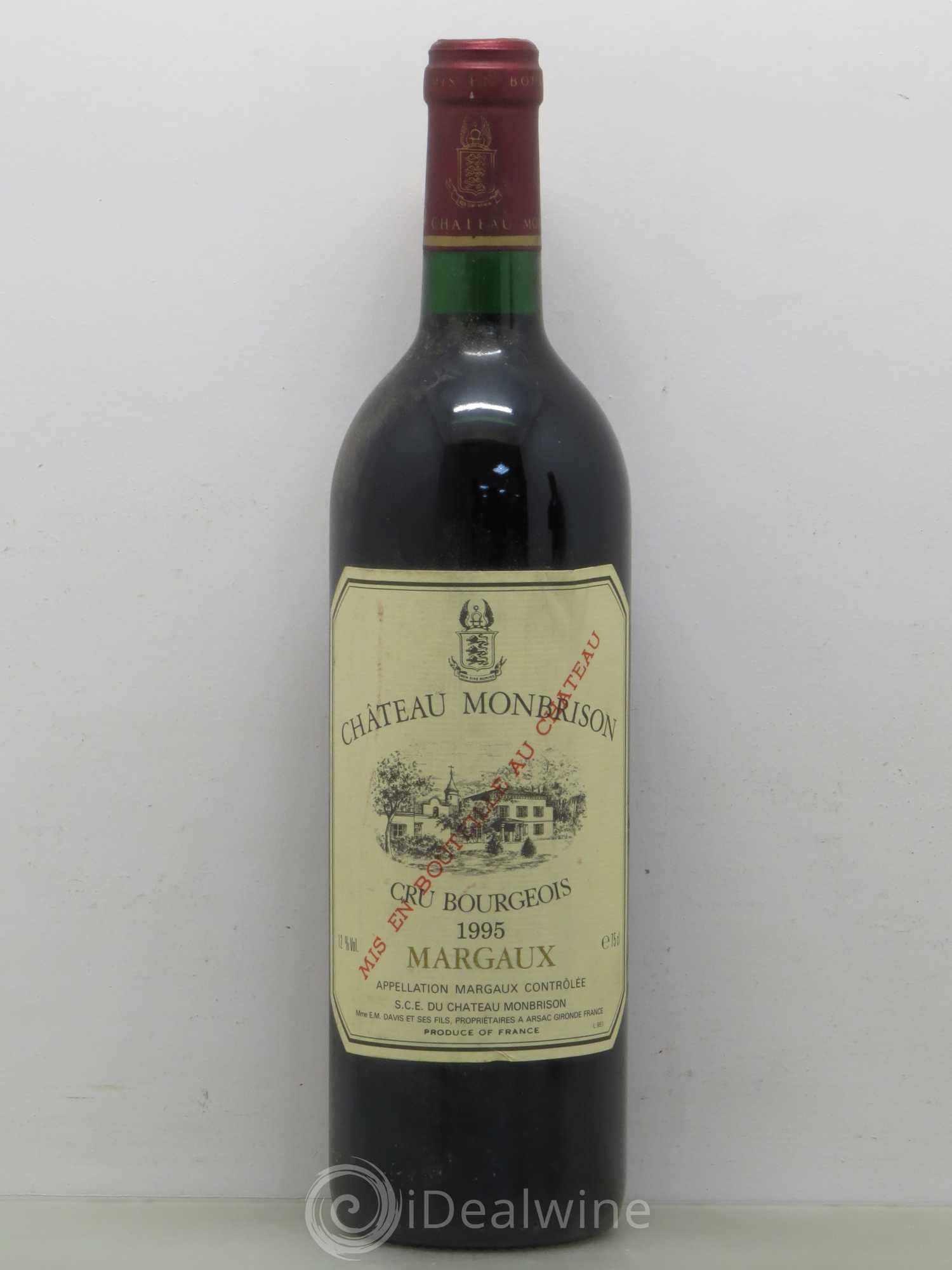 Château Monbrison 1995 - Lot de 1 bouteille - 0