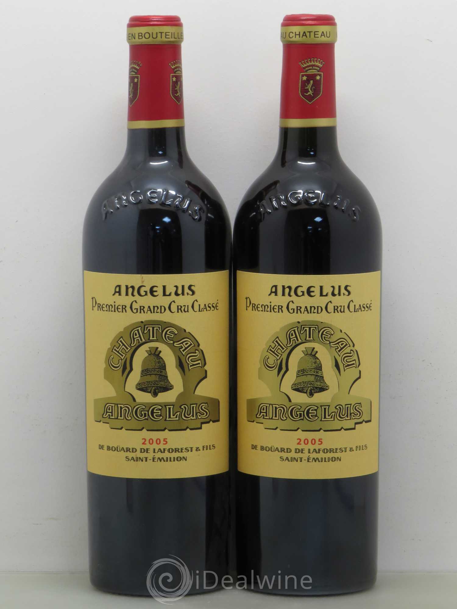 Château Angélus 1er Grand Cru Classé A 2005 - Lot de 2 bouteilles - 0