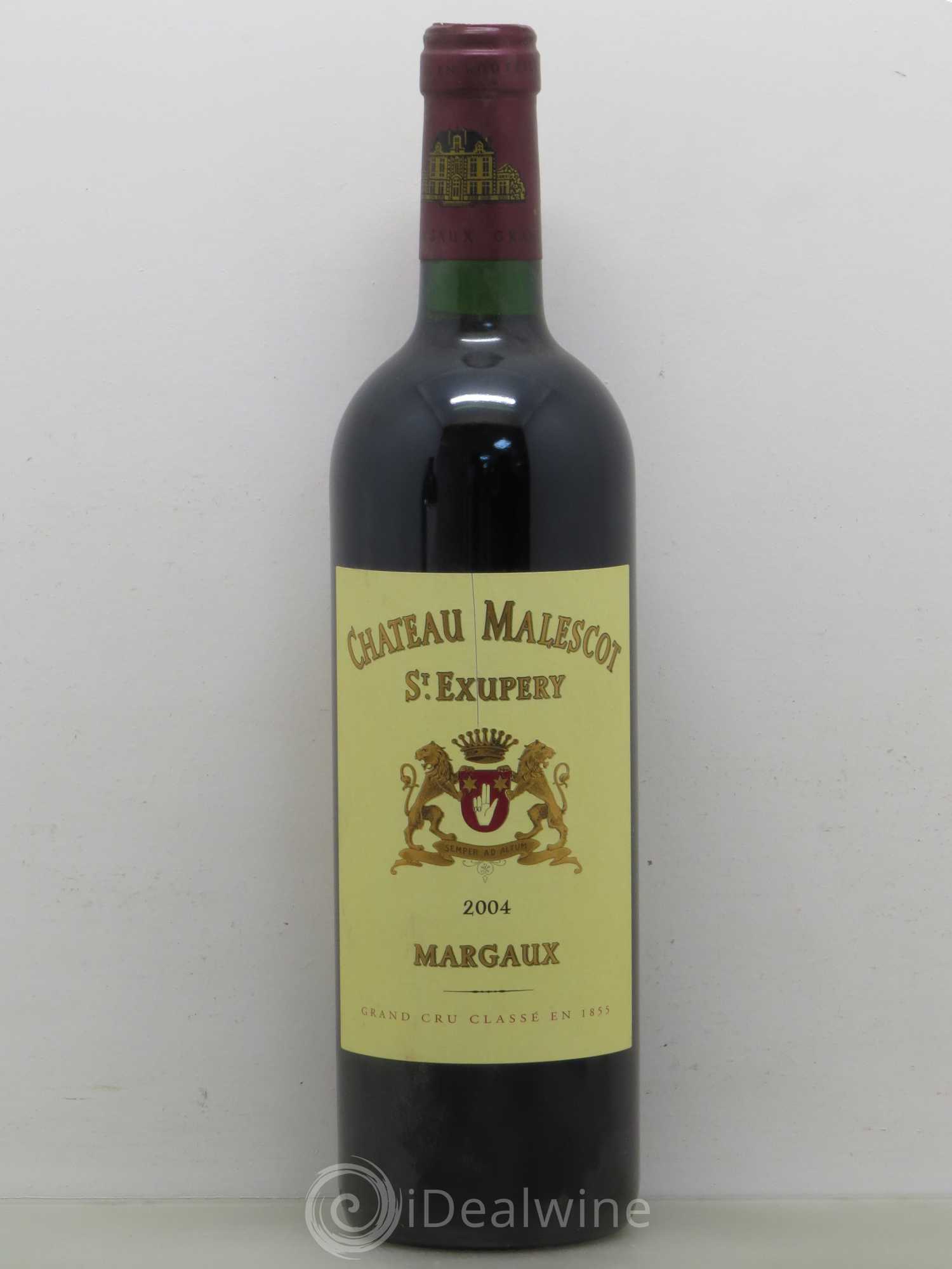 Château Malescot Saint-Exupéry 3ème Grand Cru Classé 2004 - Lot de 1 bouteille - 0