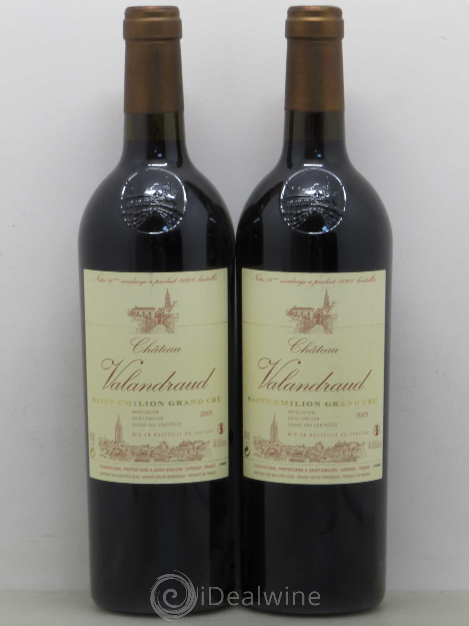 Château de Valandraud 2005 - Lot de 2 bouteilles - 0