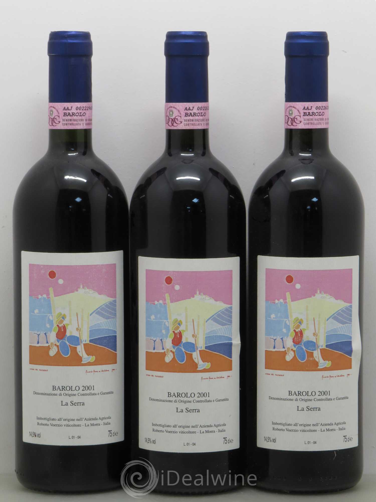 Barolo DOCG La Serra Roberto Voerzio 2001 - Lot de 6 bouteilles - 1