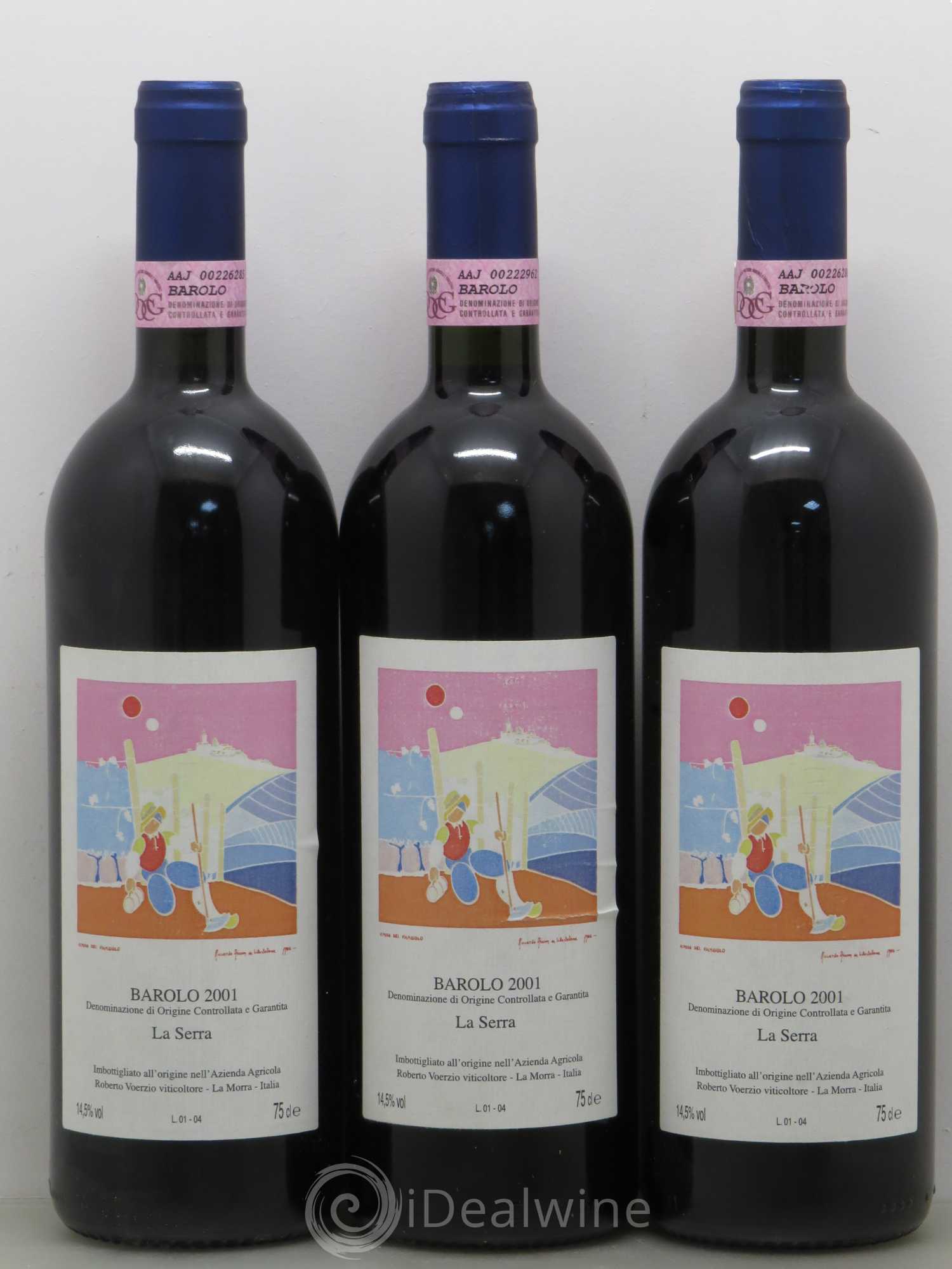 Barolo DOCG La Serra Roberto Voerzio 2001 - Lot de 6 bouteilles - 2