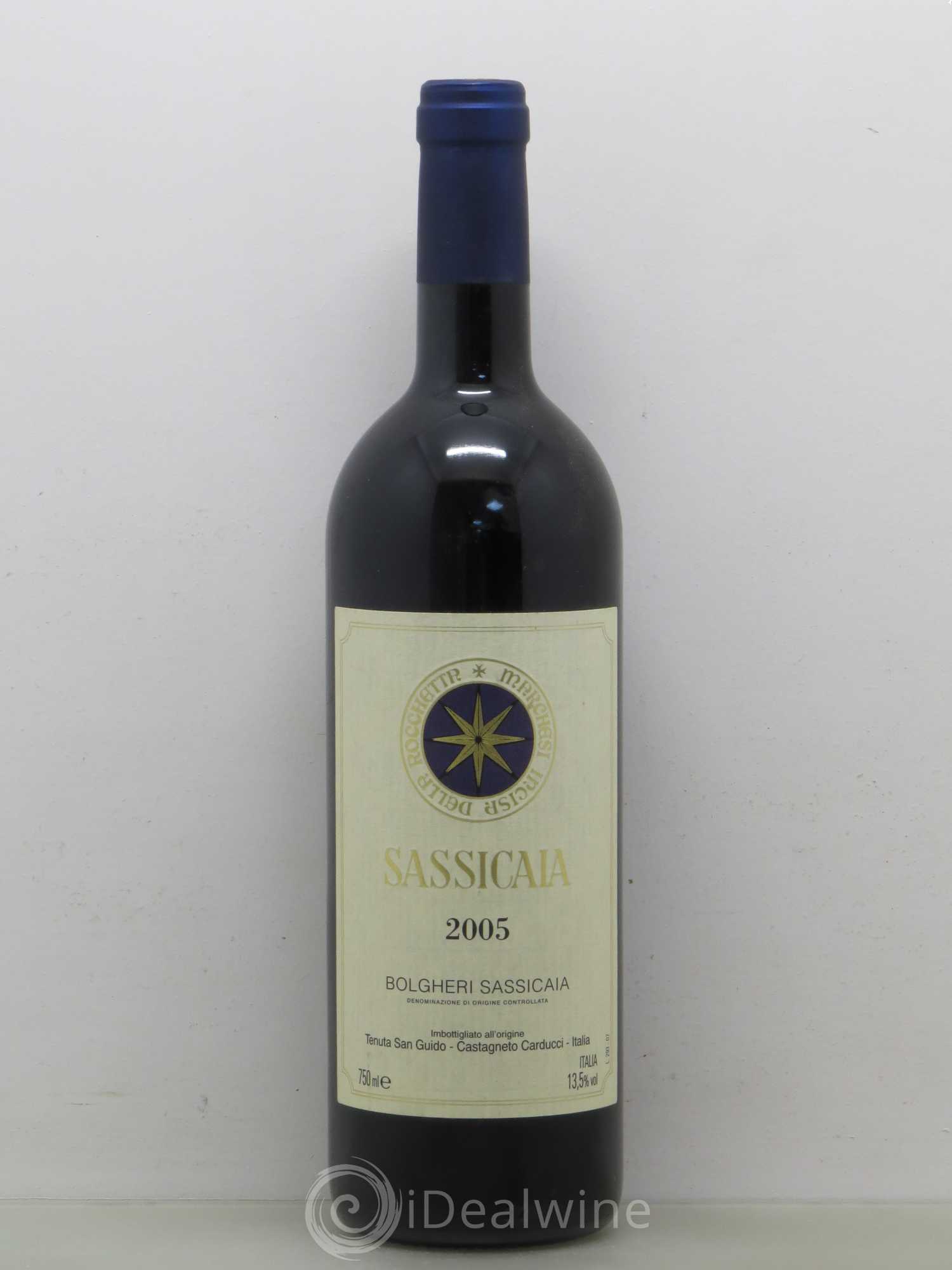 Bolgheri DOC Sassicaia Tenuta San Guido 2005 - Lot de 1 bouteille - 0