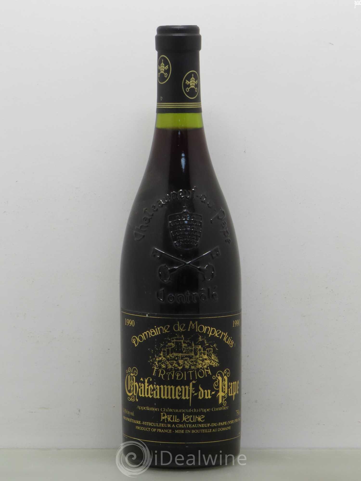 Châteauneuf-du-Pape Cuvée Tradition Domaine De Monpertuis 1990 - Posten von 1 Flasche - 0
