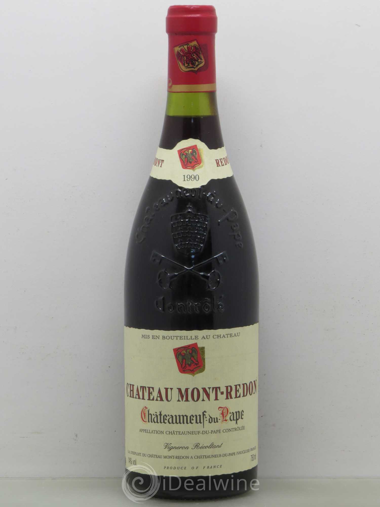 Châteauneuf-du-Pape Château Mont-Redon Famille Abeille-Fabre 1990 - Lot de 1 bouteille - 0