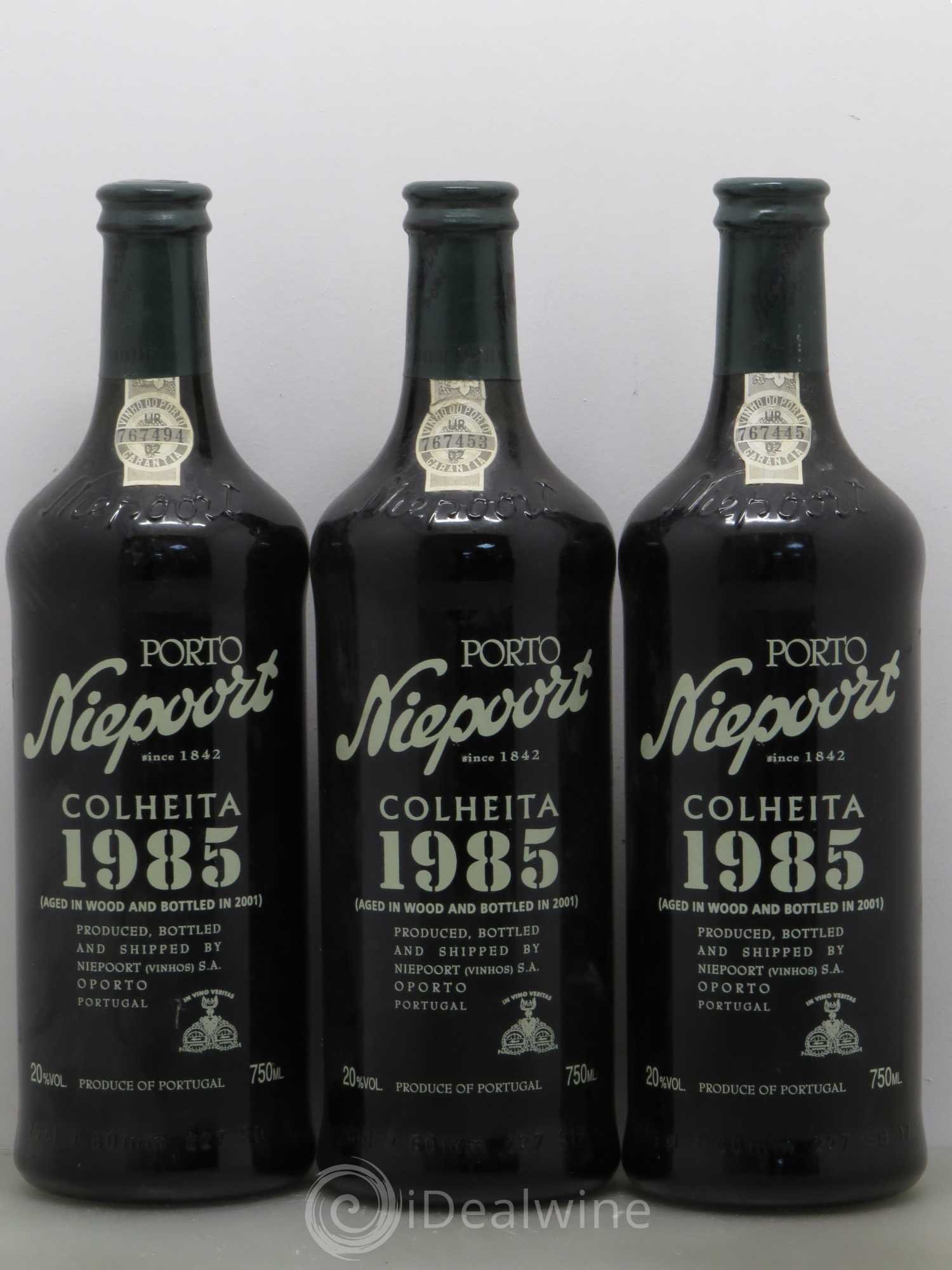 Porto colheita 1985 Niepoort 1985 - Posten von 3 Flaschen - 0