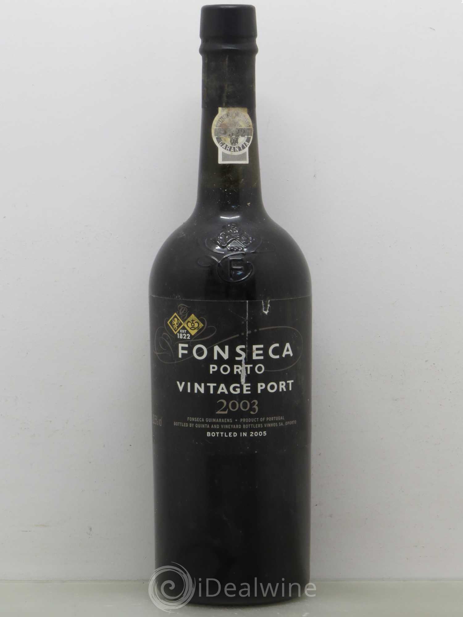 Porto Fonseca Vintage 2003 - Lot de 1 bouteille - 0