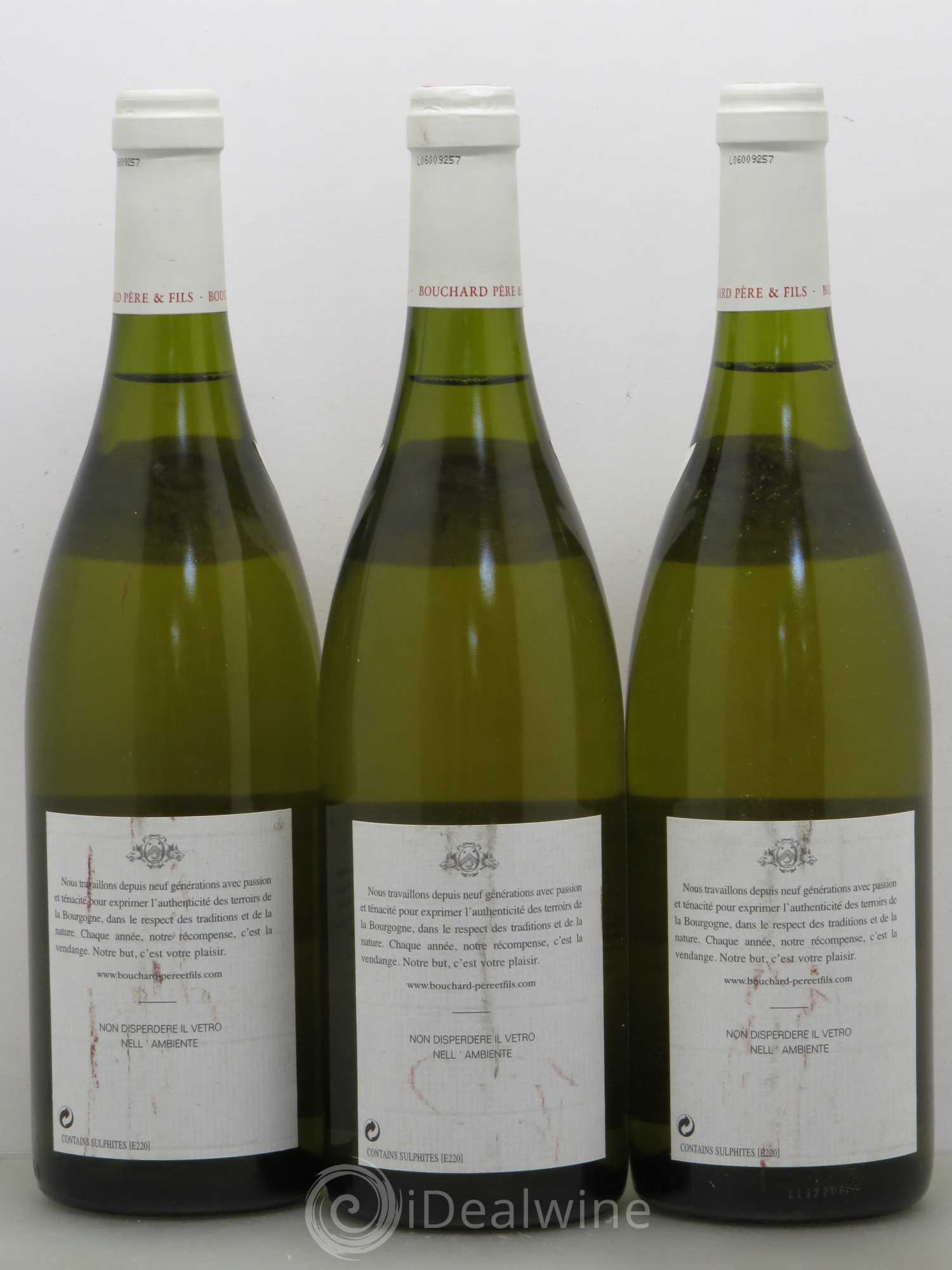 Chevalier-Montrachet Grand Cru Bouchard Père & Fils 1999 - Lot de 3 bouteilles - 1
