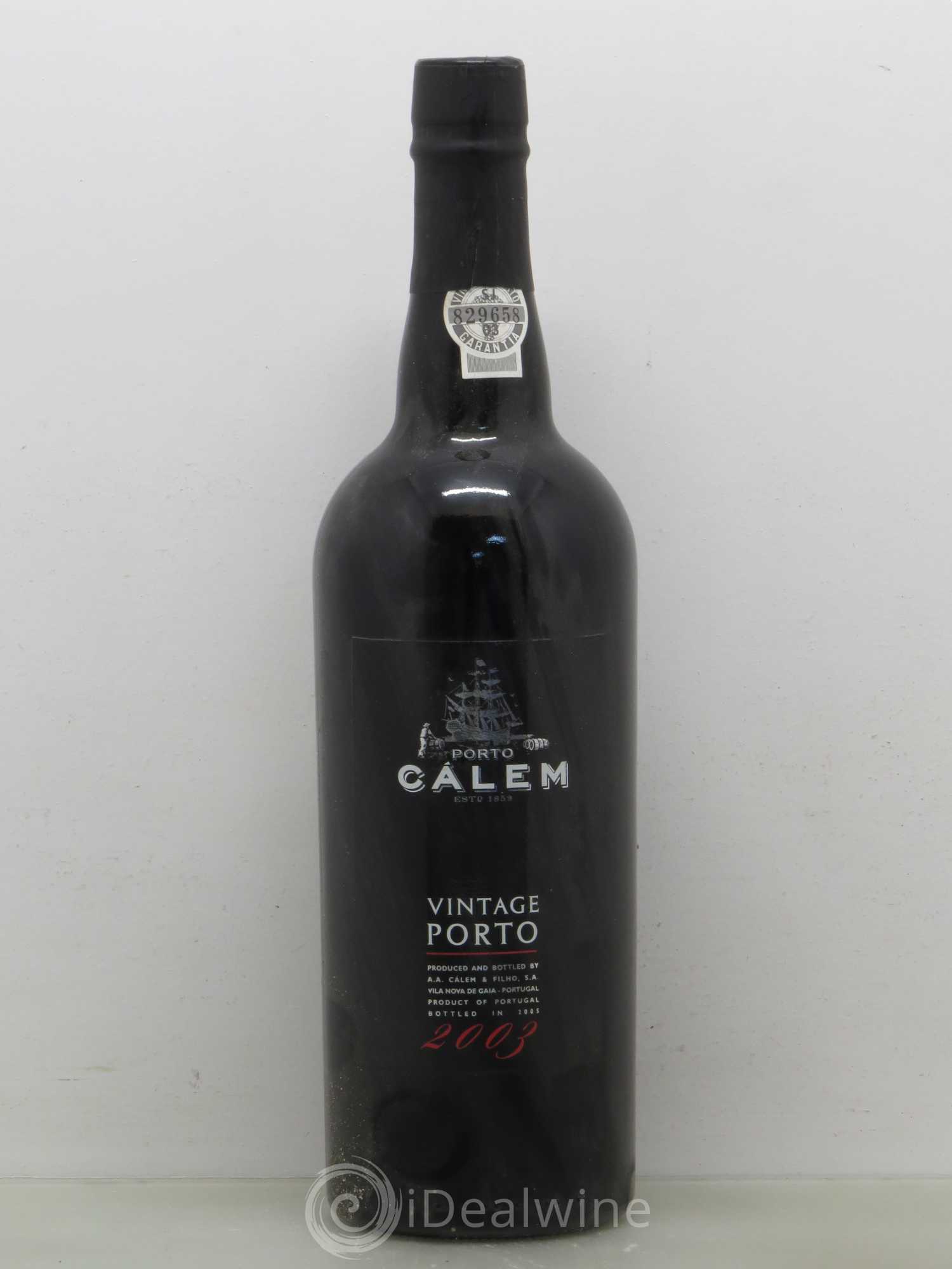 Porto Vintage Calem 2003 - Lot de 1 bouteille - 0