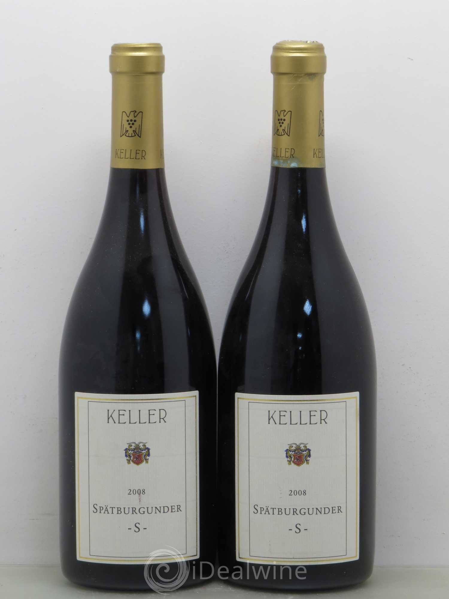 Allemagne Spätburgunder S Spätburgunder Trocken Rheinessen Keller 2008 - Posten von 2 Flaschen - 0