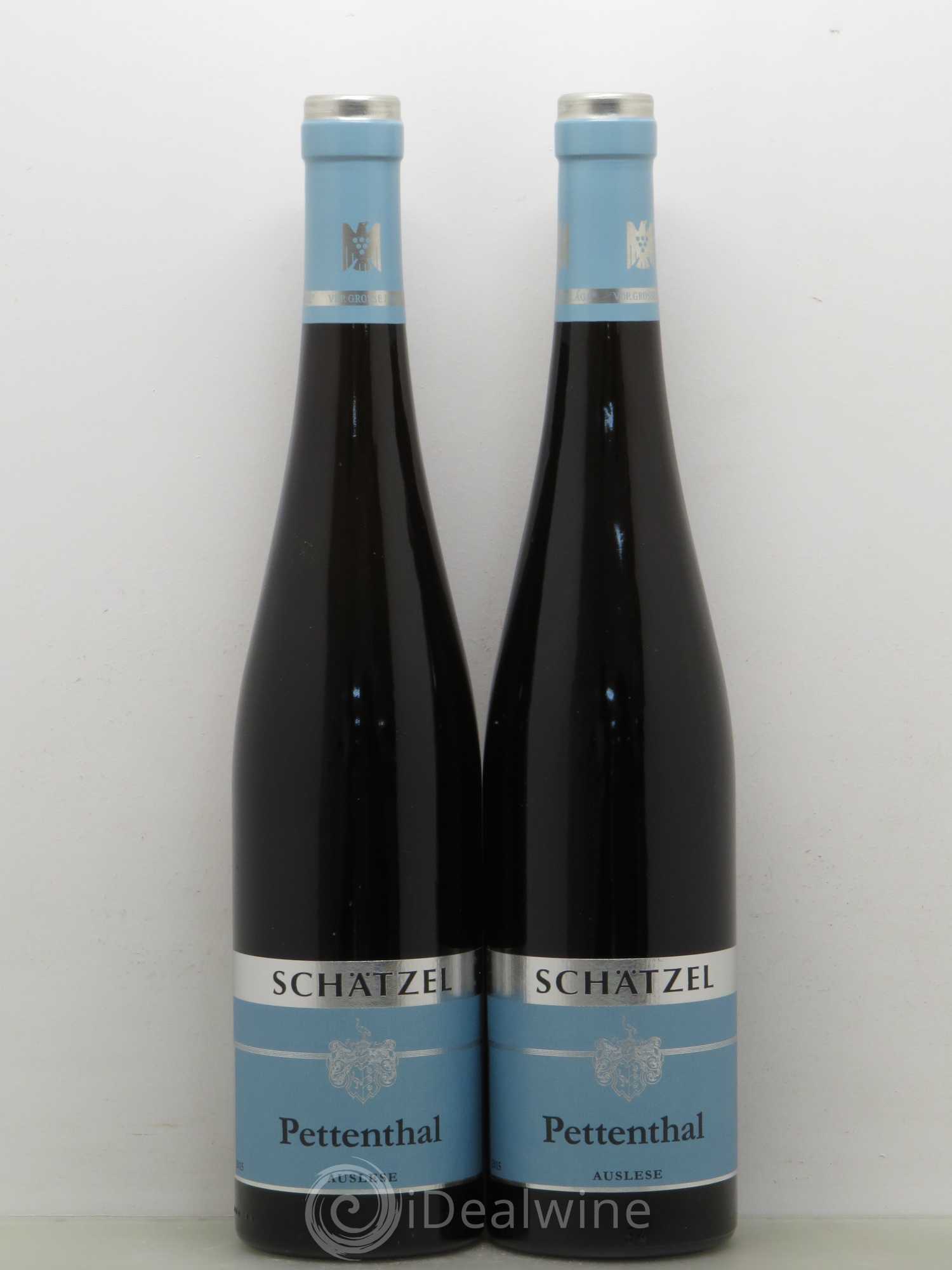 Allemagne Mosel-Saar Schätzel Pettenthal Riesling Auslese 2015 - Posten von 2 Flaschen - 0