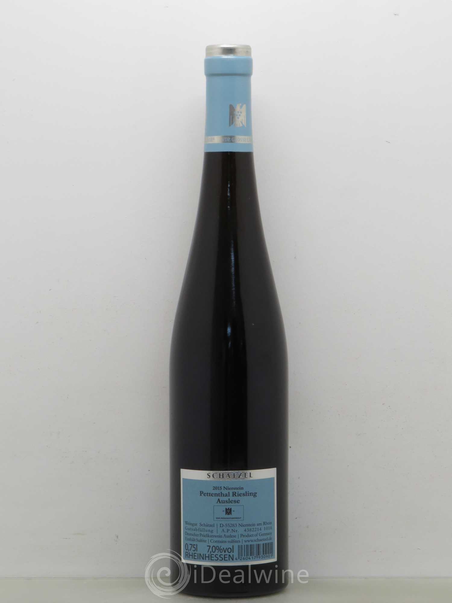 Allemagne Mosel-Saar Schätzel Pettenthal Riesling Auslese 2015 - Posten von 1 Flasche - 1