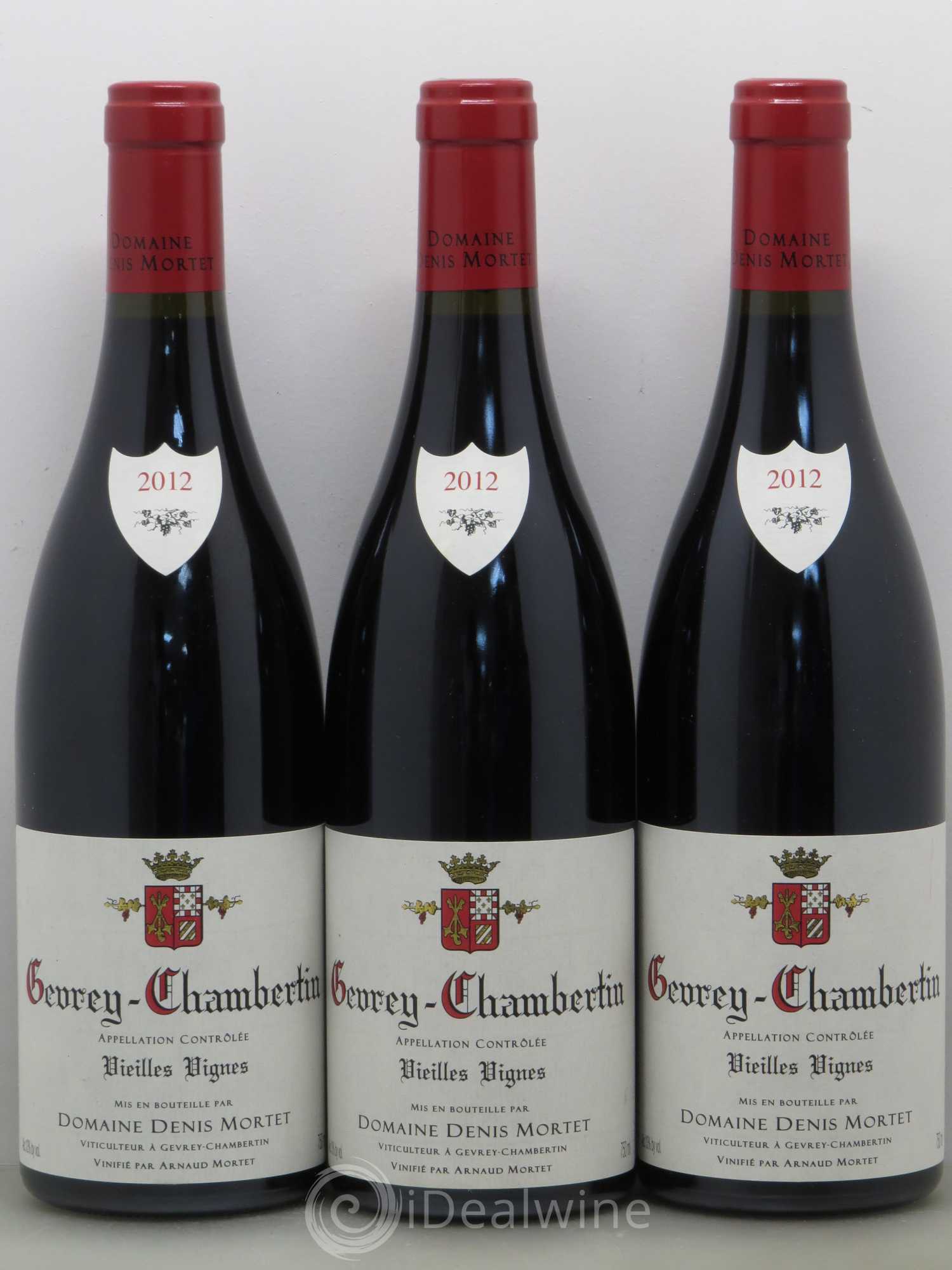 Gevrey-Chambertin Vieilles vignes Denis Mortet (Domaine) 2012 - Lot de 6 bouteilles - 1