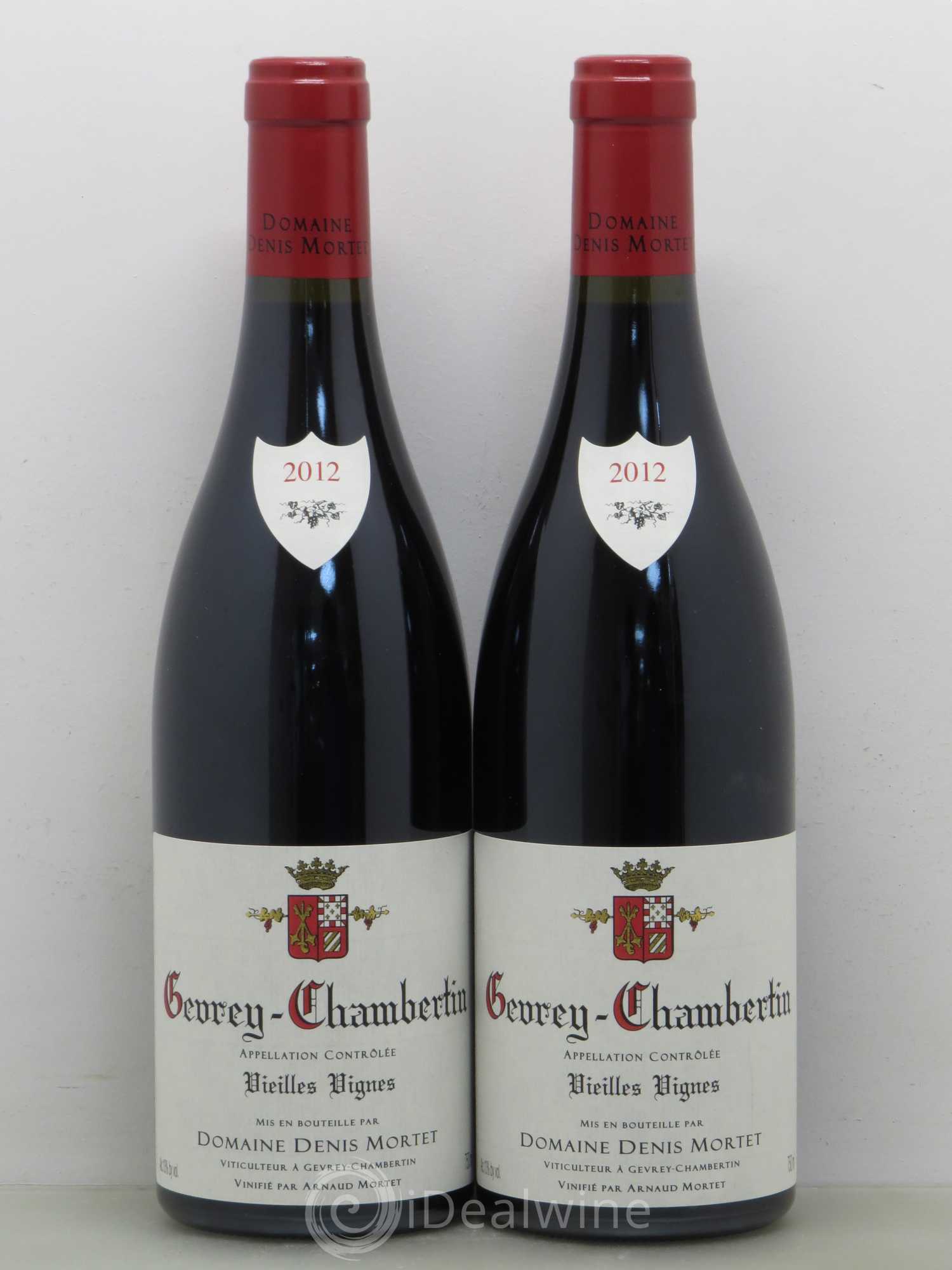 Gevrey-Chambertin Vieilles vignes Denis Mortet (Domaine) 2012 - Lot de 2 bouteilles - 0