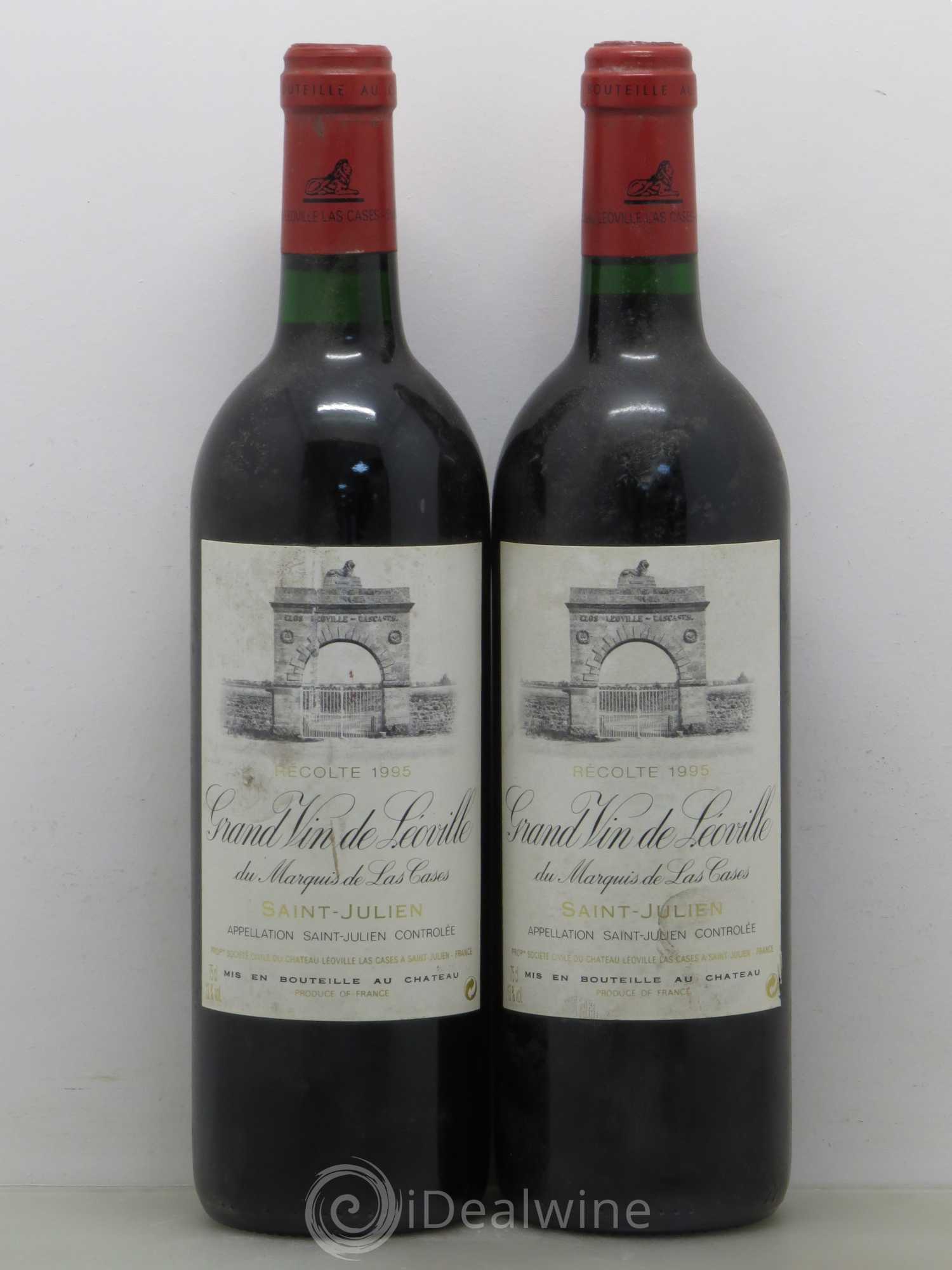 Château Léoville Las Cases 2ème Grand Cru Classé 1995 - Lot de 2 bouteilles - 0