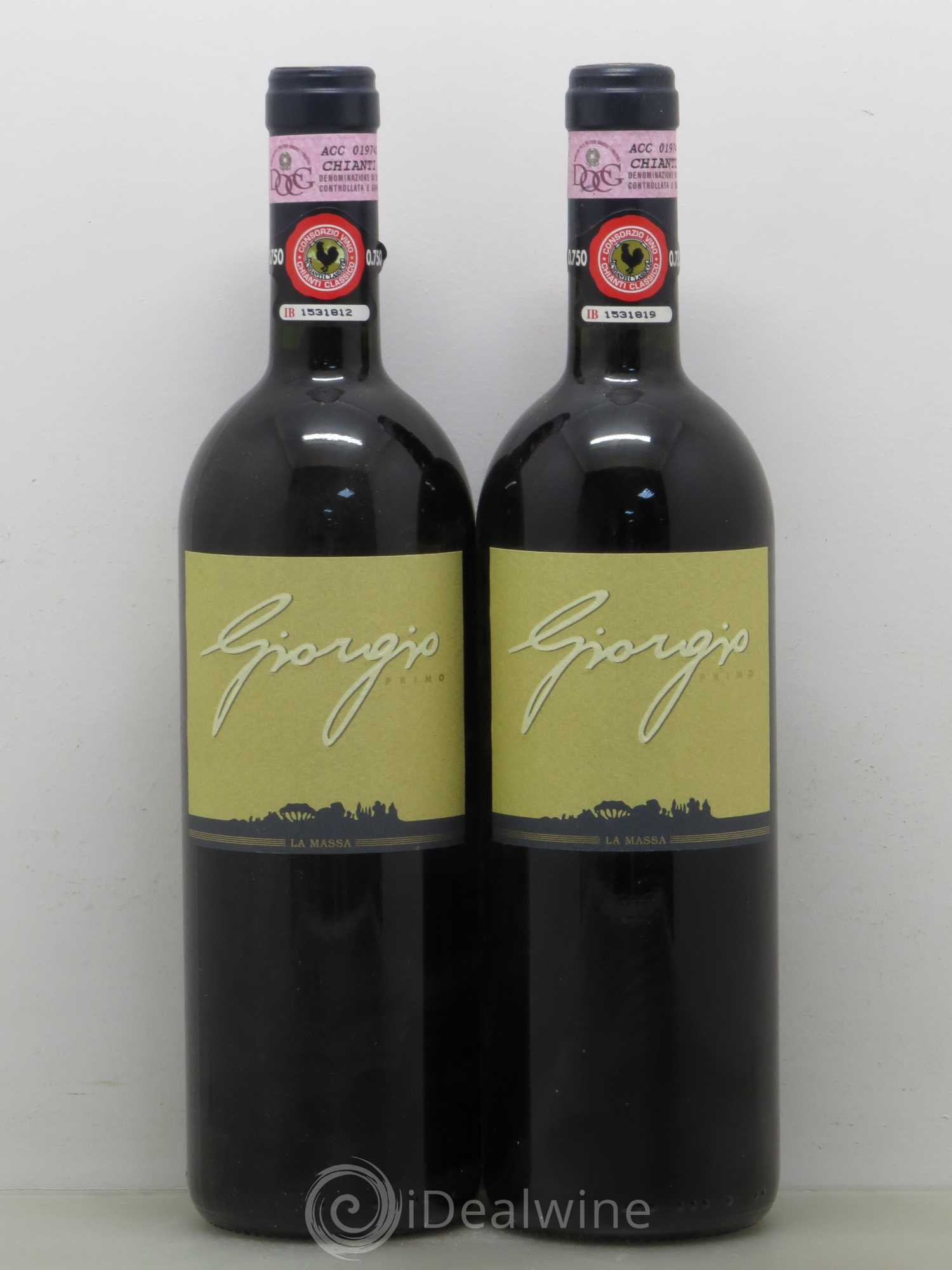 Chianti Classico DOCG Giorgio Primo La Massa 2001 - Posten von 2 Flaschen - 0