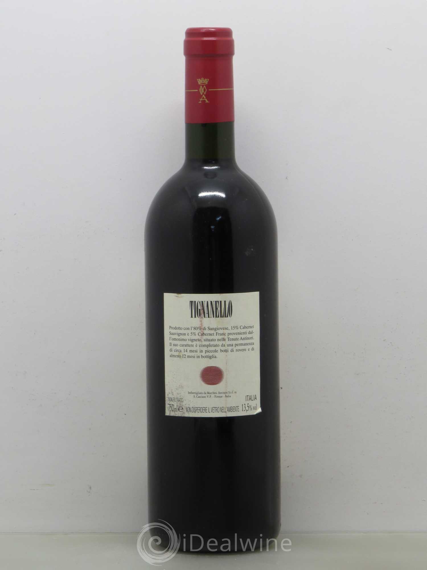 Toscana IGT Tignanello Tenuta Tignanello - Marchesi Antinori 1998 - Lot de 1 bouteille - 1