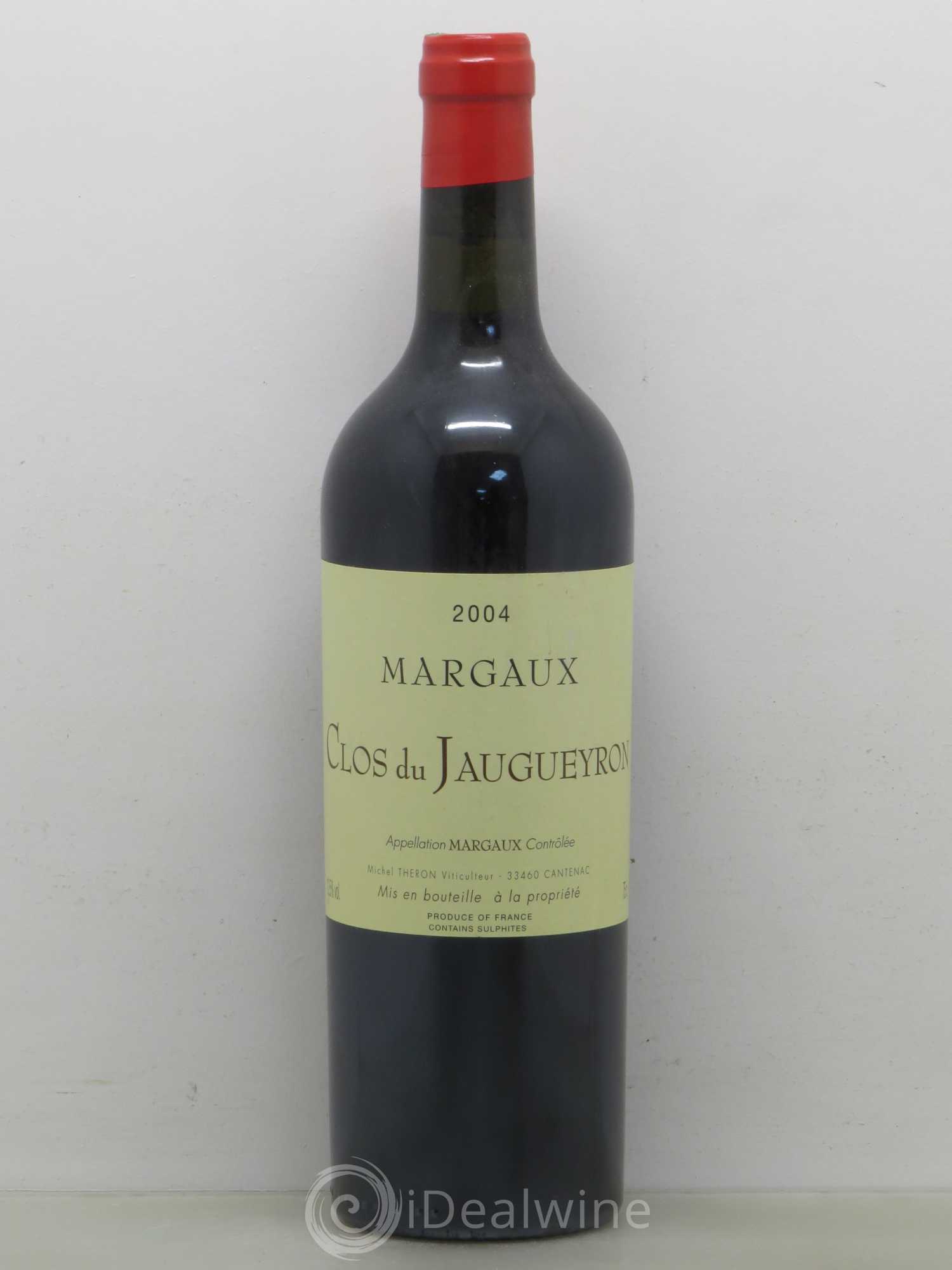 Bordeaux Clos Du Jaugueyron Margaux 2004 - Posten von 1 Flasche - 0