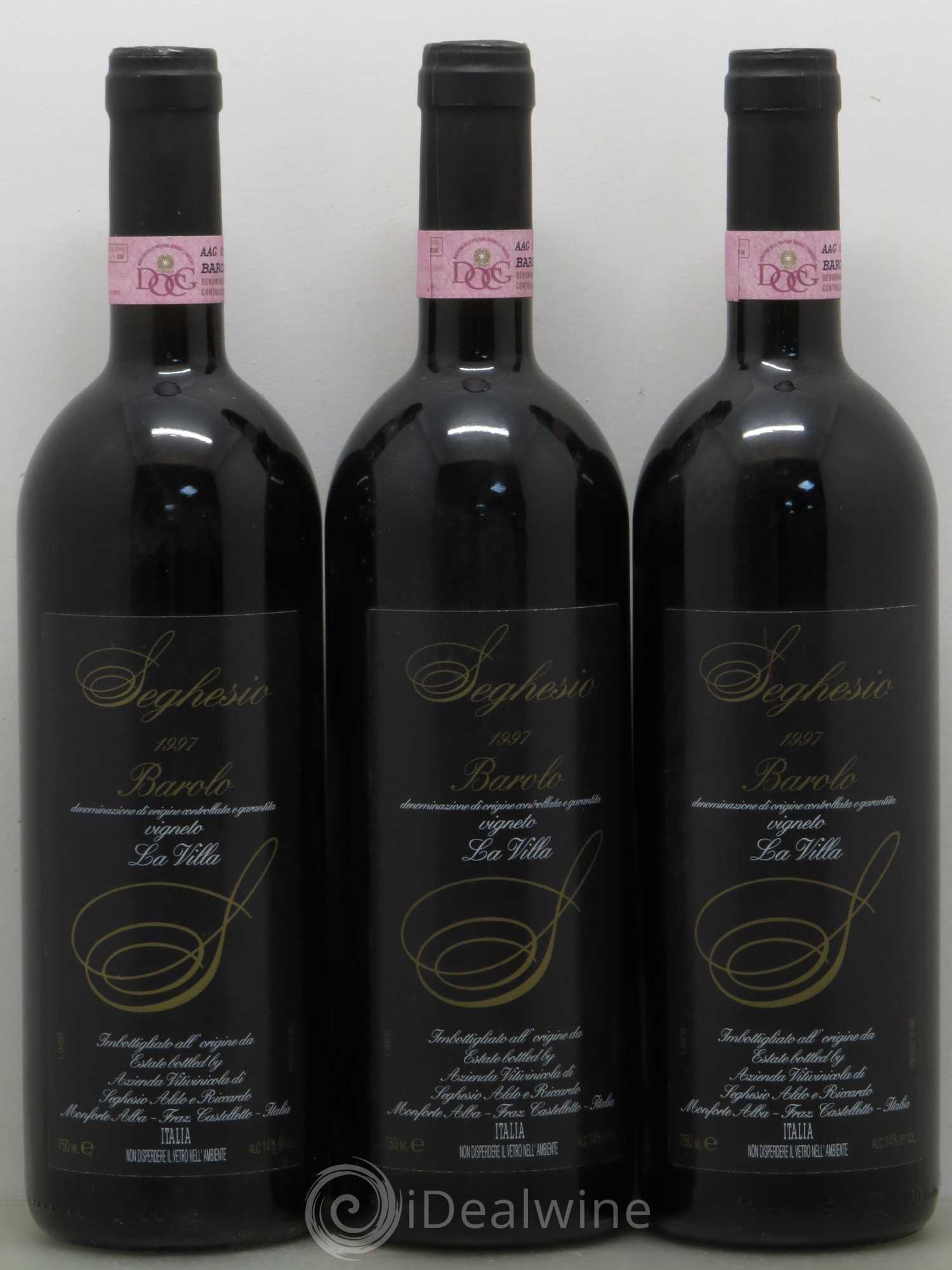 Barolo Barolo La Villa Seghesio 1997 - Posten von 3 Flaschen - 0