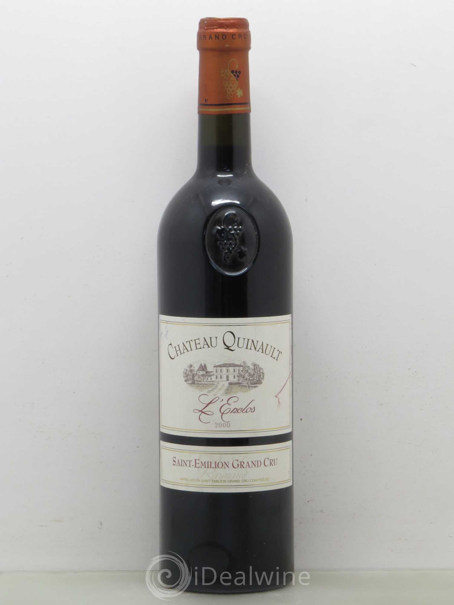 Château Quinault L'Enclos 2000 - Lot de 1 bouteille - 0