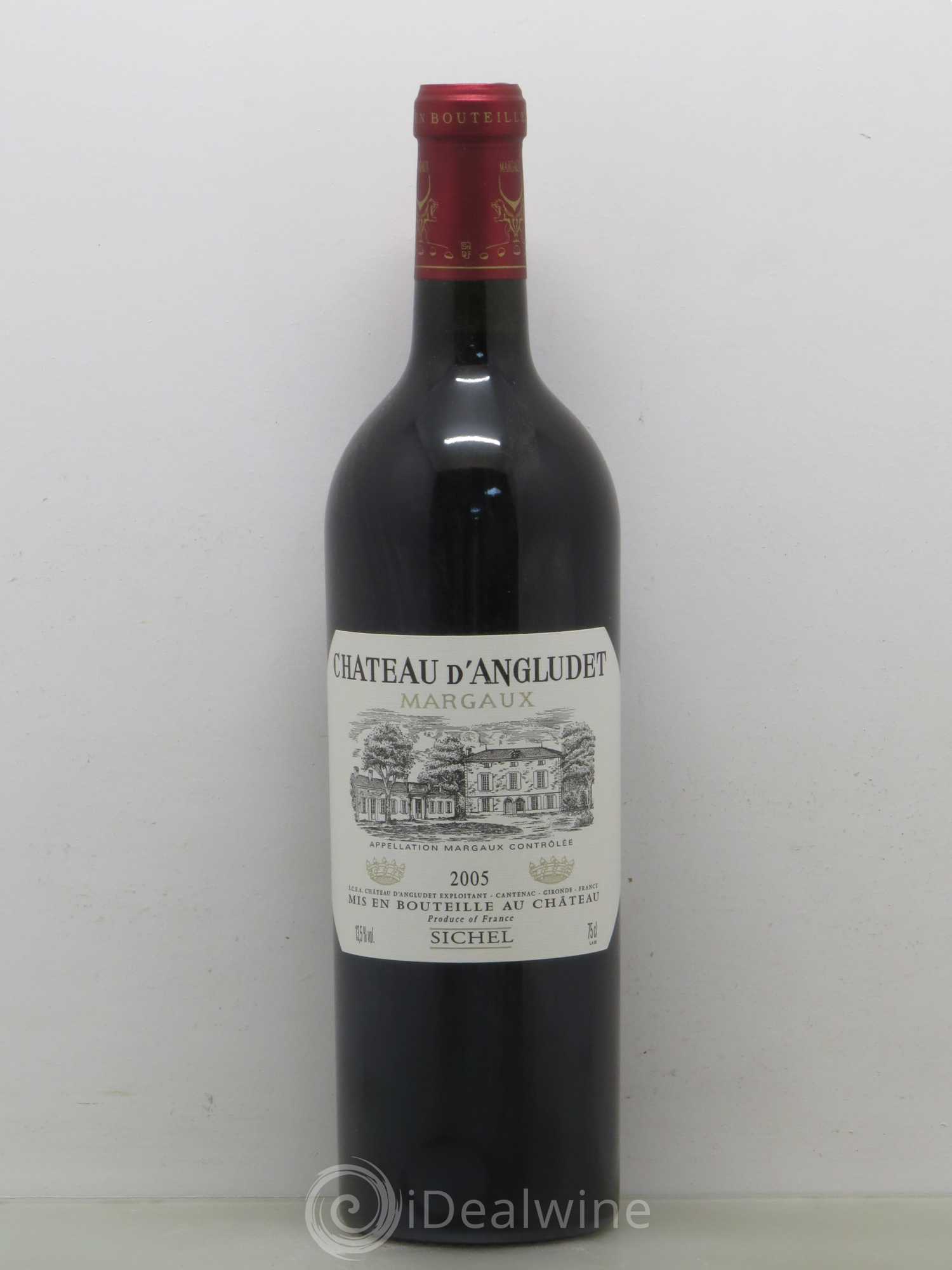 Château d' Angludet Cru Bourgeois 2005 - Lot de 1 bouteille - 0