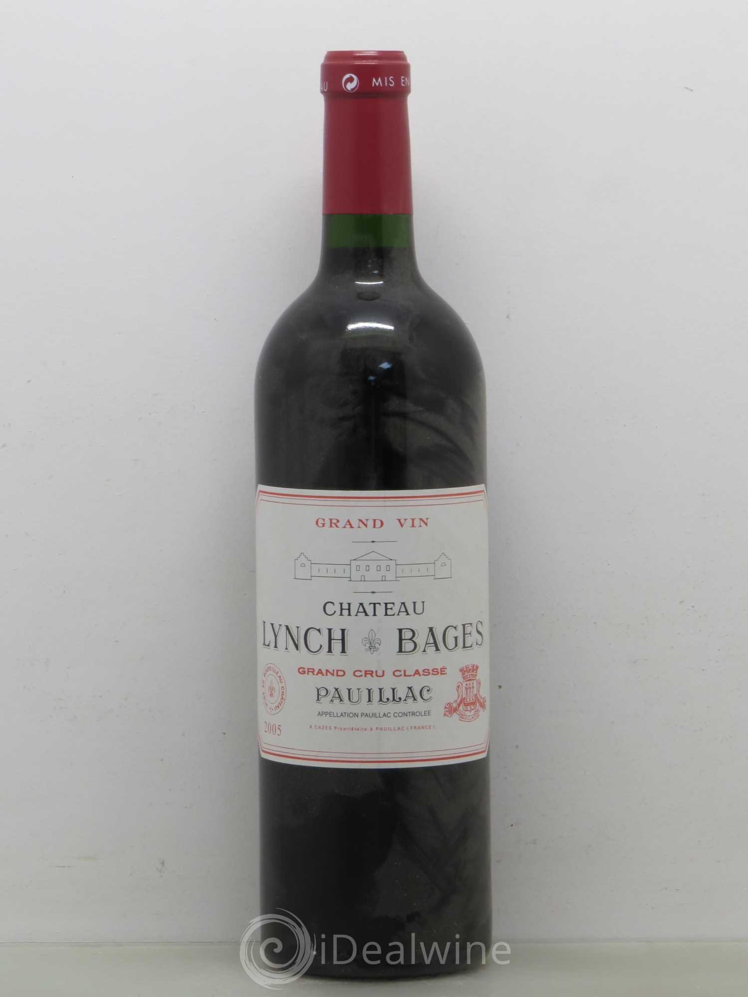 Château Lynch Bages 5ème Grand Cru Classé 2005 - Lot de 1 bouteille - 0