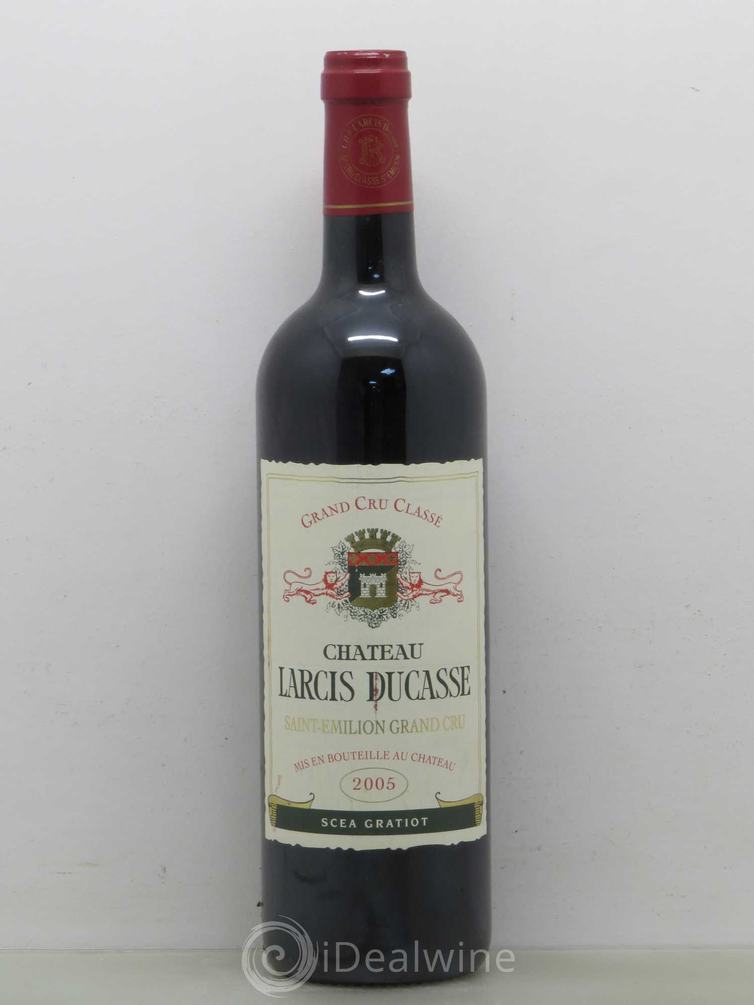 Château Larcis Ducasse 1er Grand Cru Classé B 2005 - Lot de 1 bouteille - 0