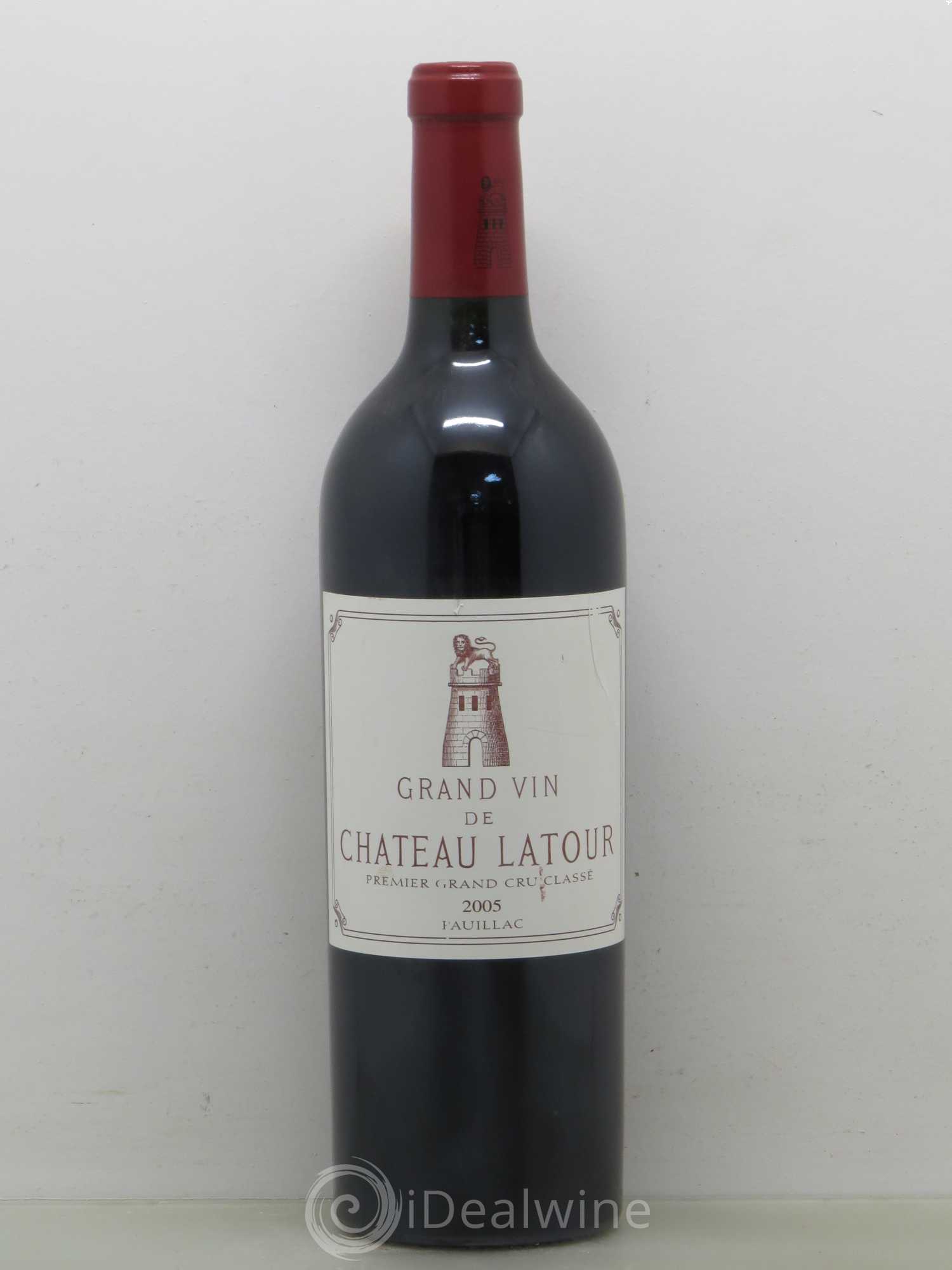 Château Latour 1er Grand Cru Classé 2005 - Lot de 1 bouteille - 0