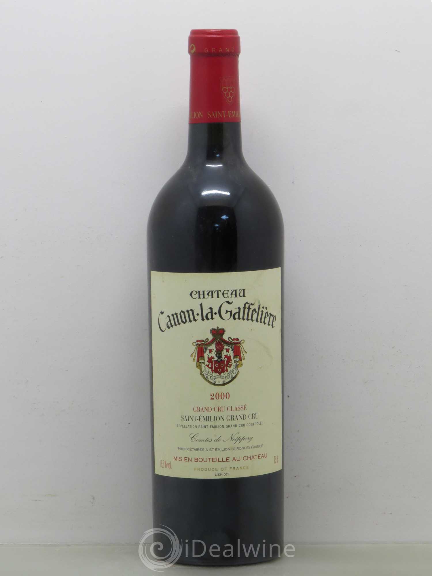 Château Canon la Gaffelière 1er Grand Cru Classé B 2000 - Lot de 1 bouteille - 0