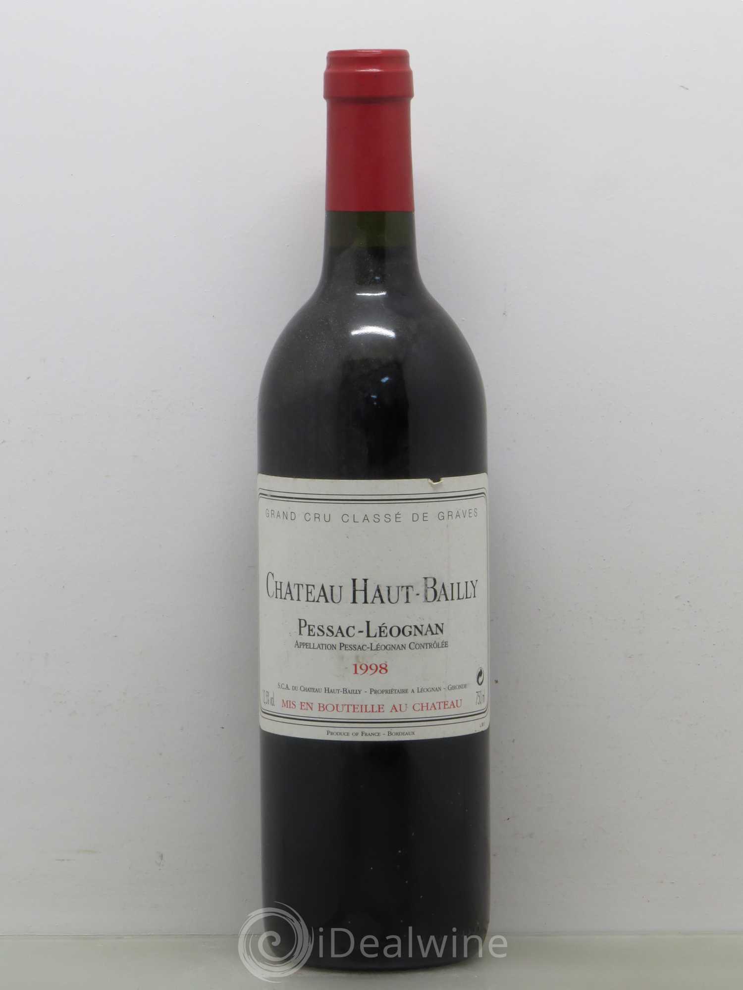 Château Haut-Bailly Cru Classé de Graves 1998 - Lot de 1 bouteille - 0