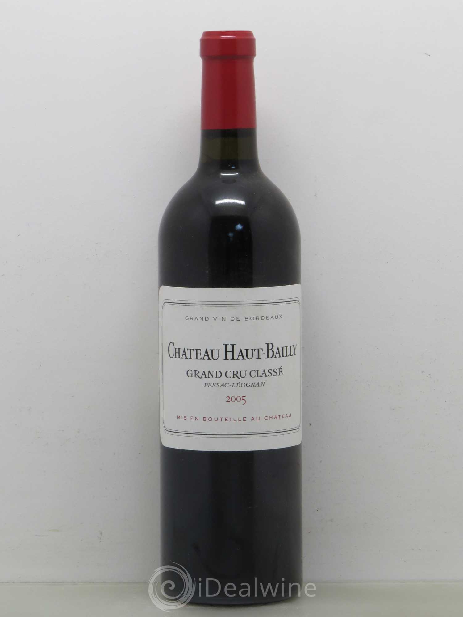 Château Haut-Bailly Cru Classé de Graves 2005 - Lot de 1 bouteille - 0