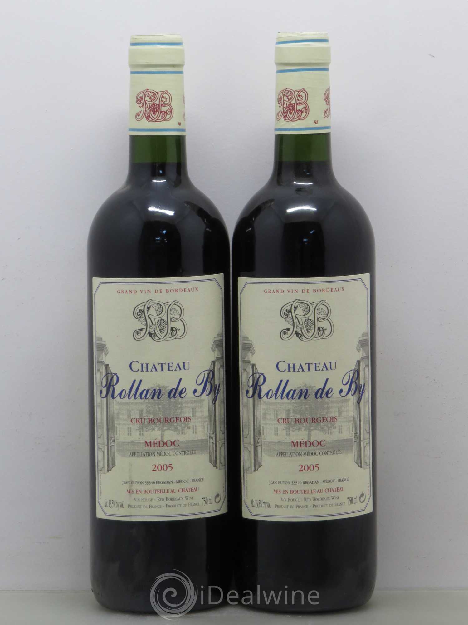 Château Rollan de By Cru Bourgeois 2005 - Lot de 2 bouteilles - 0