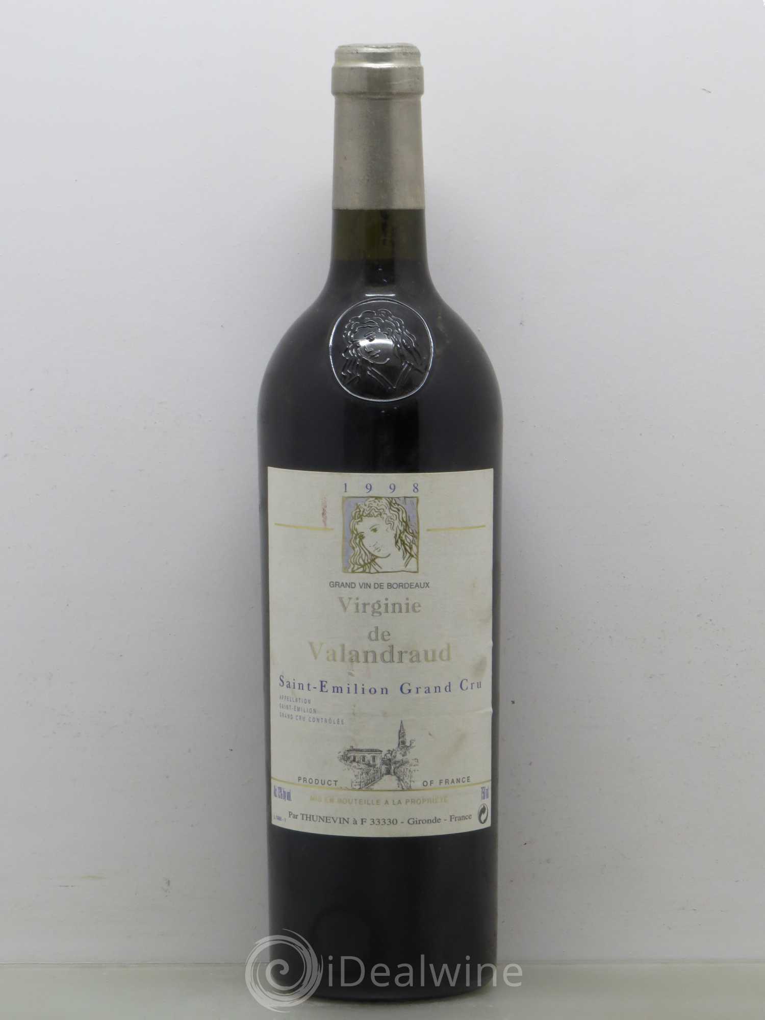 Virginie de Valandraud 1998 - Lot de 1 bouteille - 0