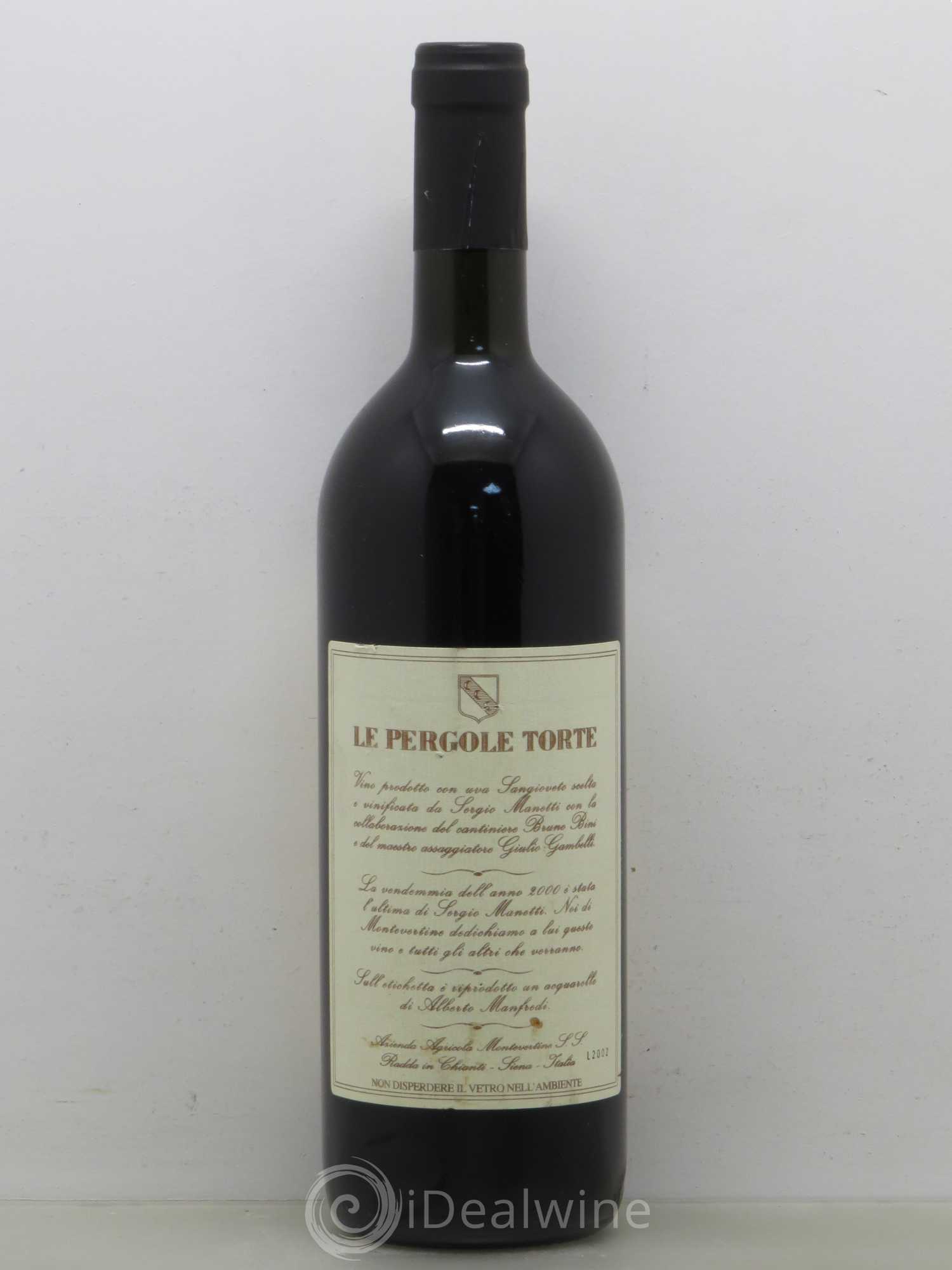 Toscana IGT Montevertine Le Pergole Torte Famille Manetti 2000 - Lot de 1 bouteille - 1