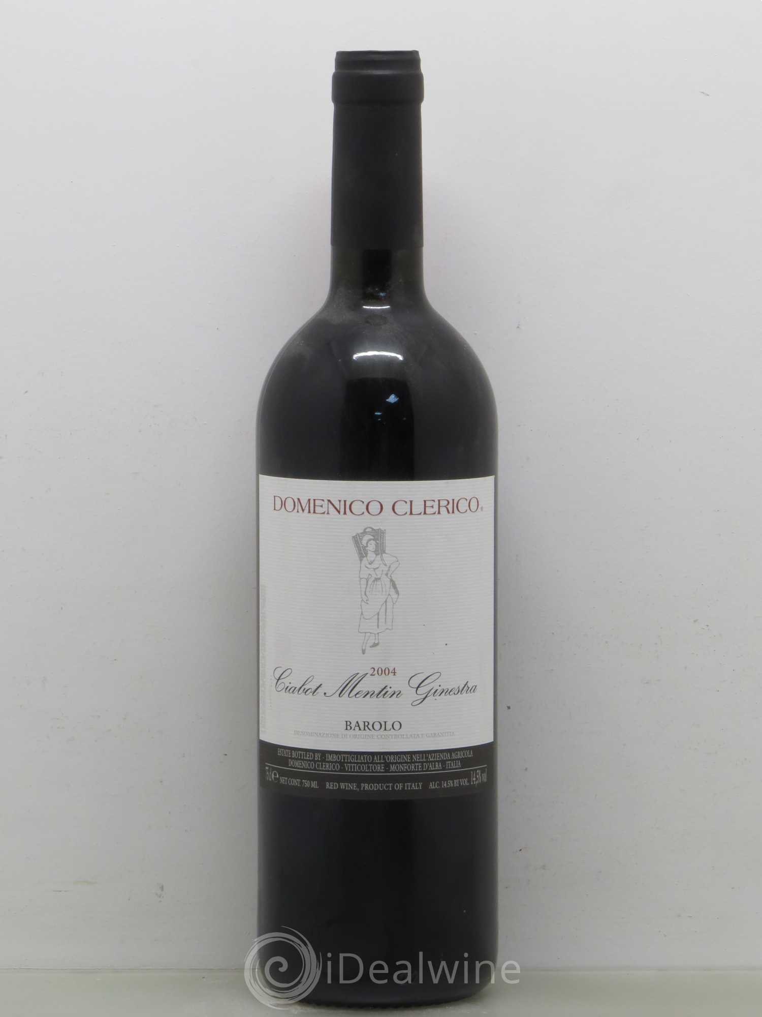 Barolo DOCG Ciabot Mentin Ginestra Domenico Clerico 2004 - Lot of 1 bottle - 0