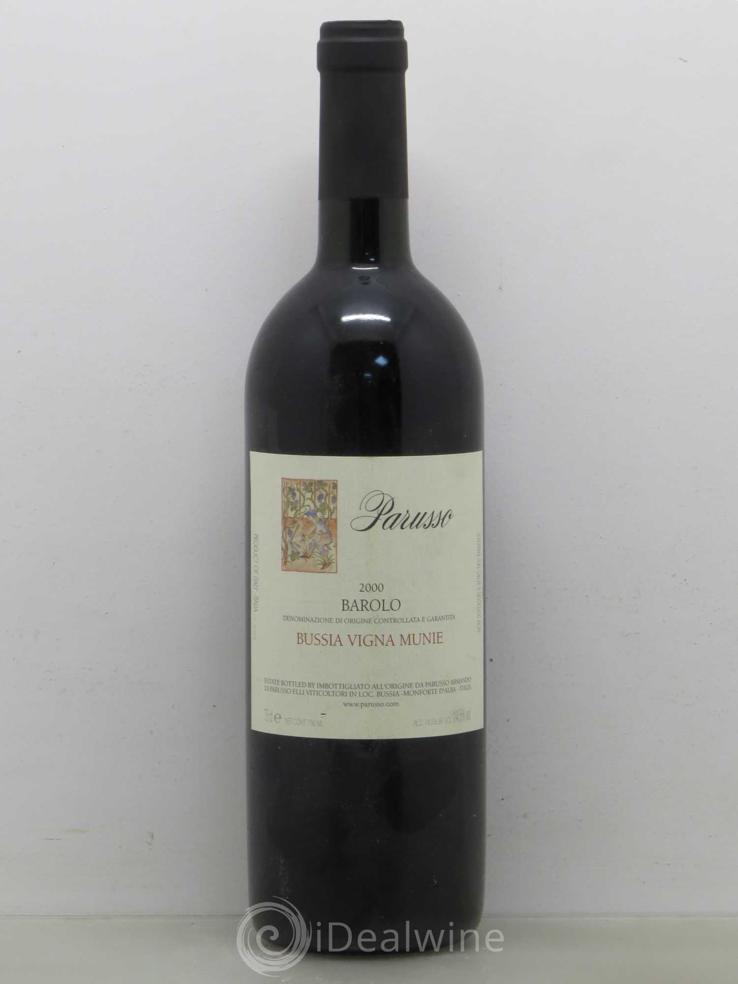 Barolo Bussia Vigna Munie Parusso 2000 - Posten von 1 Flasche - 0