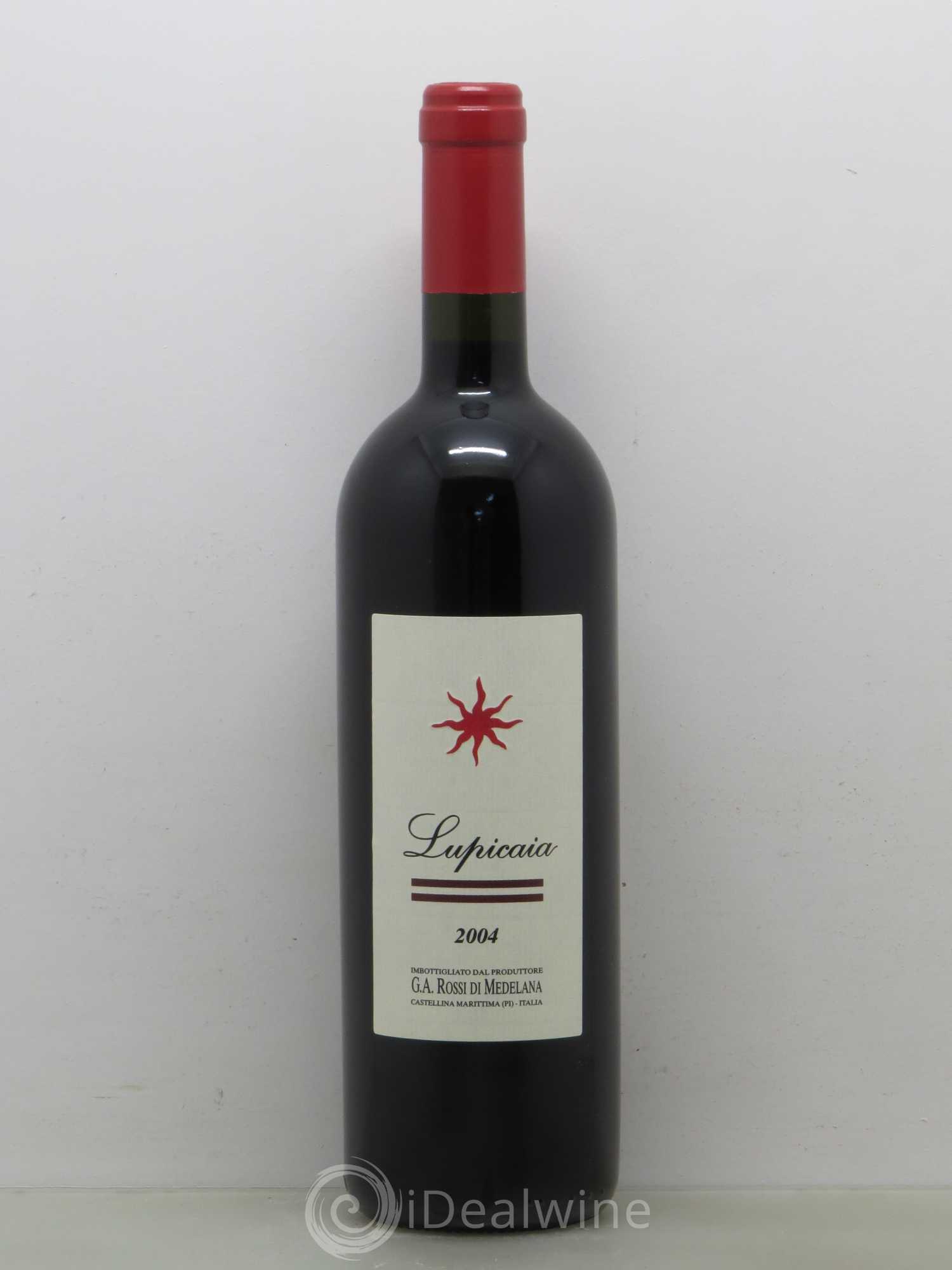 Toscana IGT Lupicaia G.A Rossi Di Medelana 2004 - Posten von 1 Flasche - 0