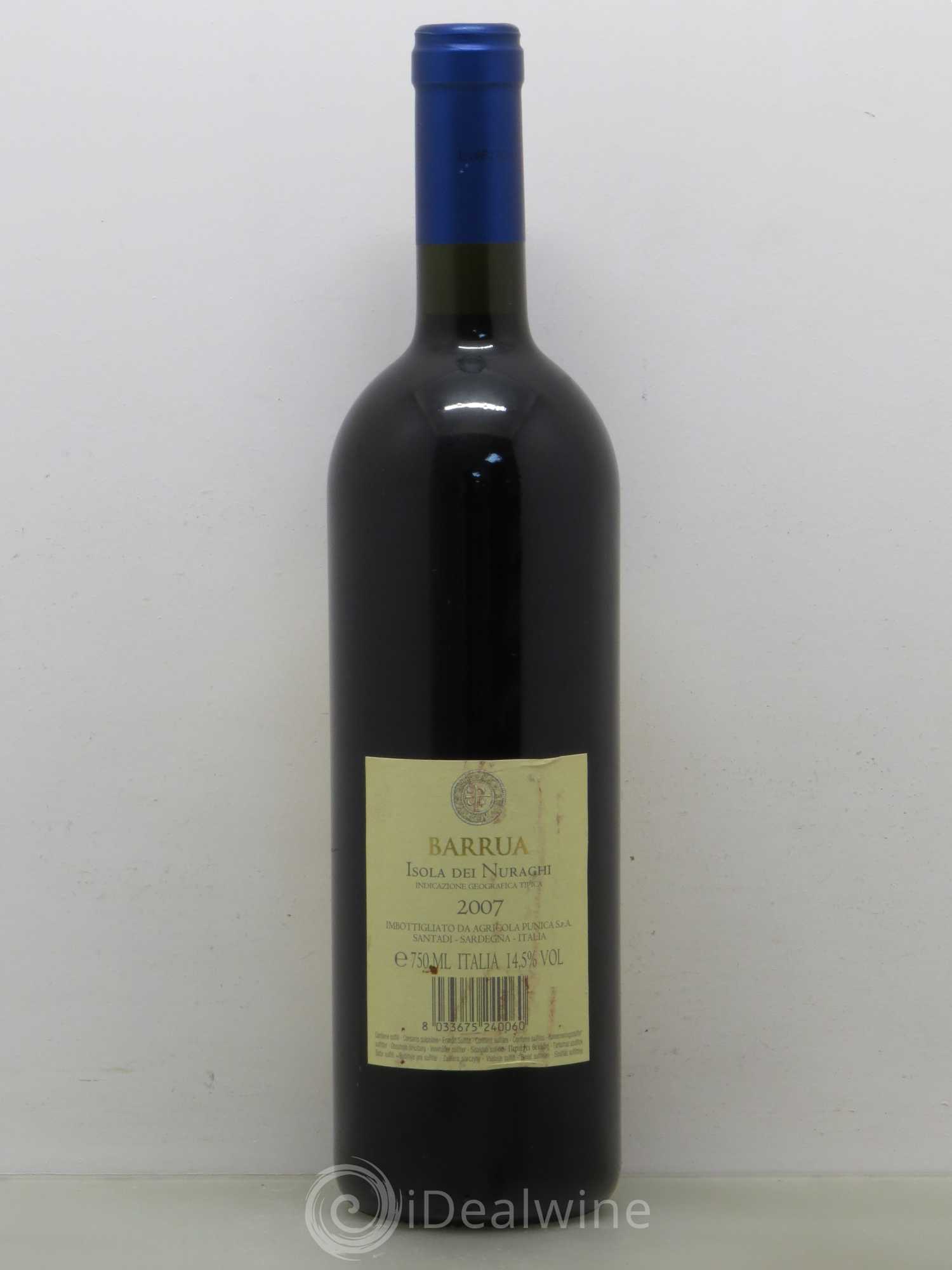 Italie Isola dei Nuraghi Barrua 2007 - Posten von 1 Flasche - 1