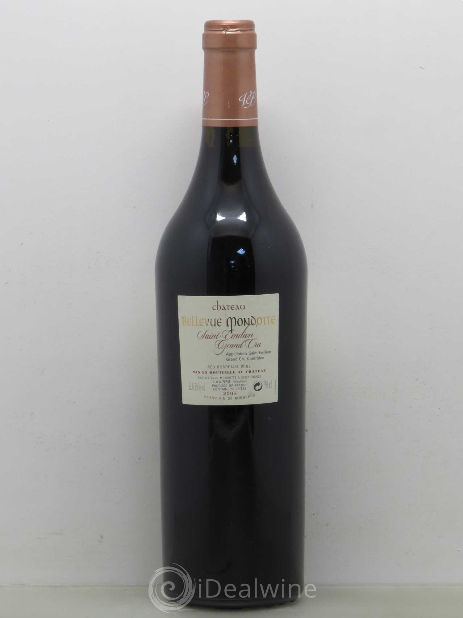 Château Bellevue Mondotte 2005 - Lot de 1 bouteille - 1