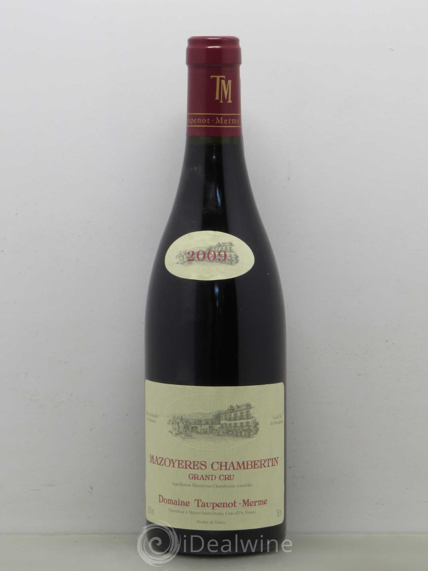 Mazoyères-Chambertin Grand Cru Taupenot Merme 2009 - Lot de 1 bouteille - 0