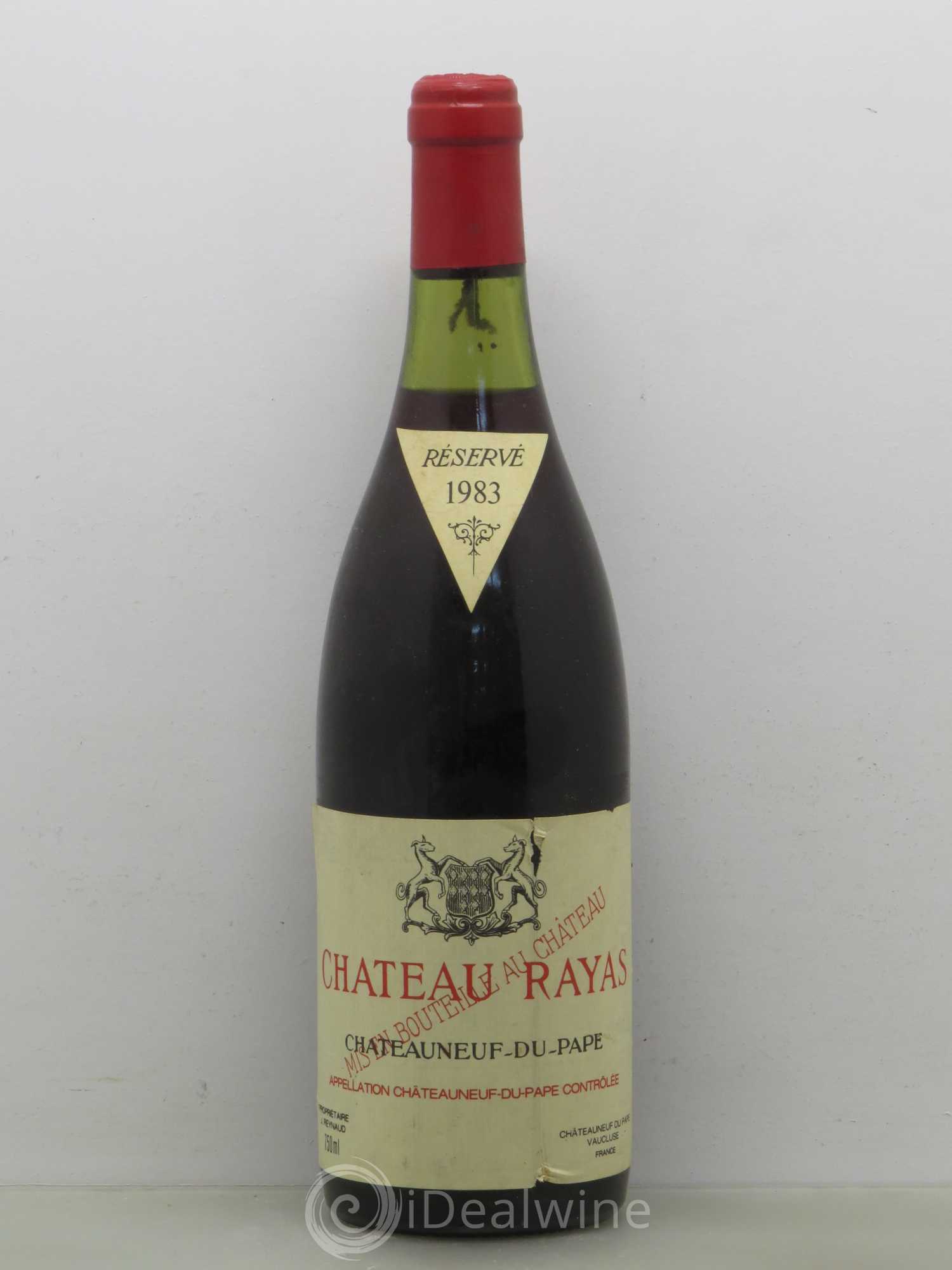 Châteauneuf-du-Pape Château Rayas Emmanuel Reynaud 1983 - Lot de 1 bouteille - 0