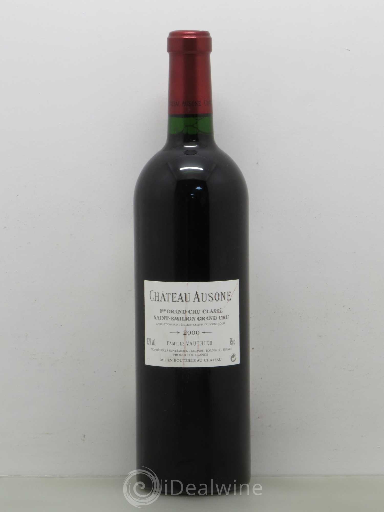 Château Ausone 1er Grand Cru Classé A 2000 - Lot de 1 bouteille - 1