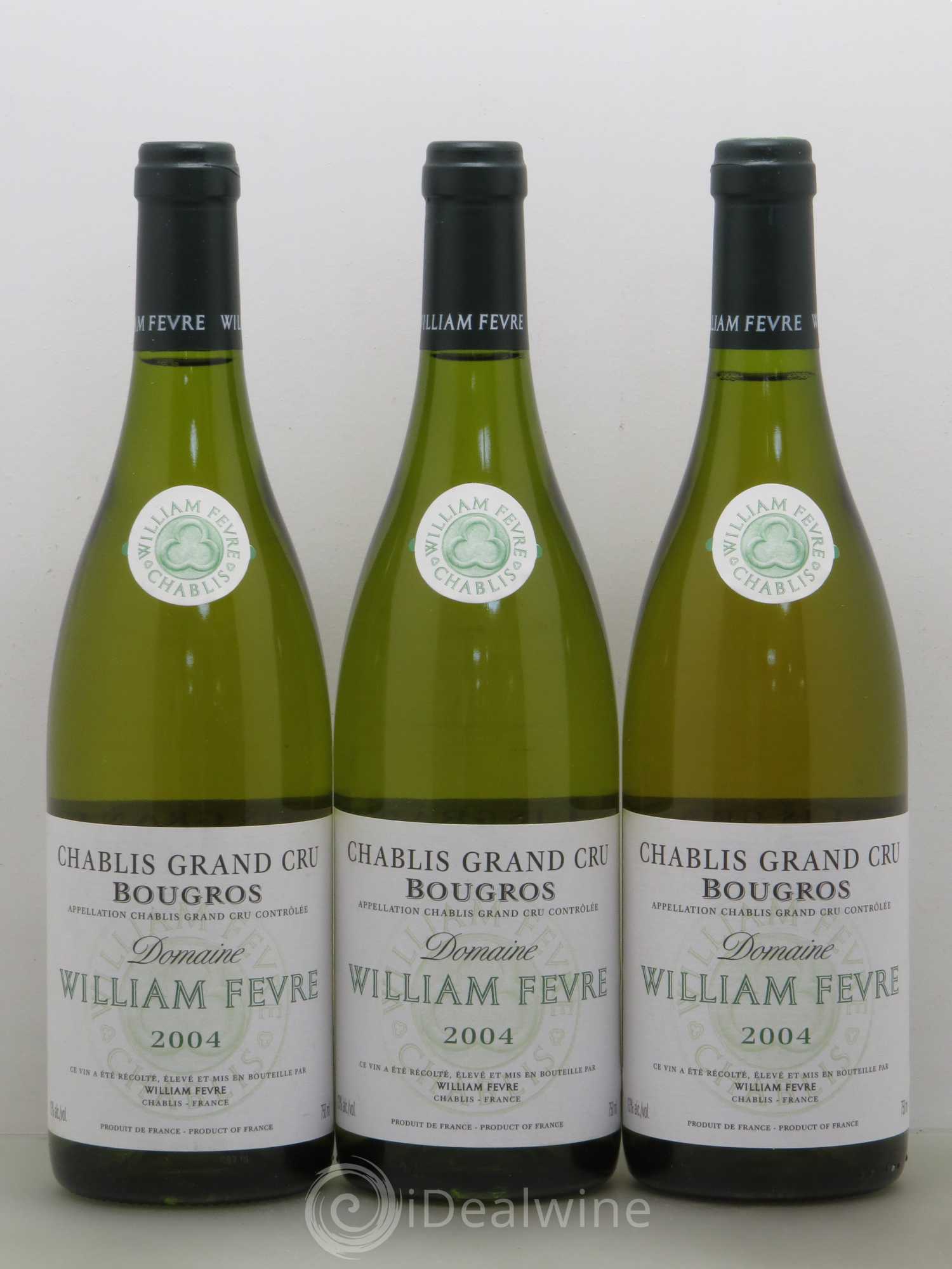 Chablis Grand Cru Bougros William Fèvre 2004 - Lot de 6 bouteilles - 2