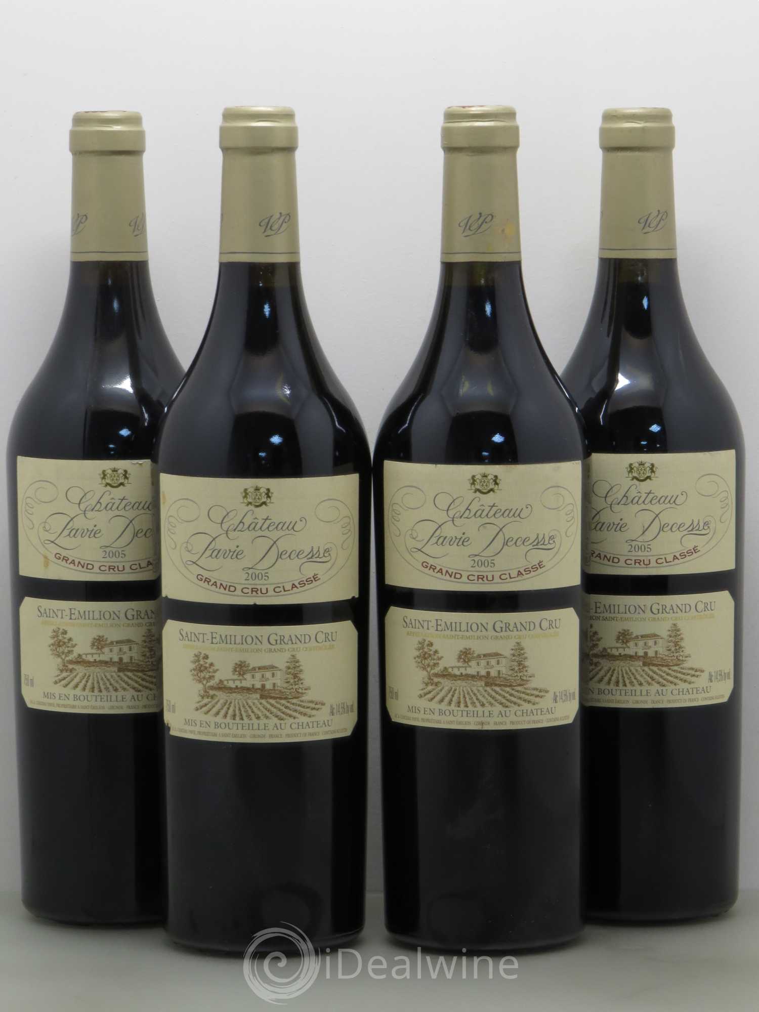 Château Pavie Decesse Grand Cru Classé 2005 - Lot de 4 bouteilles - 0