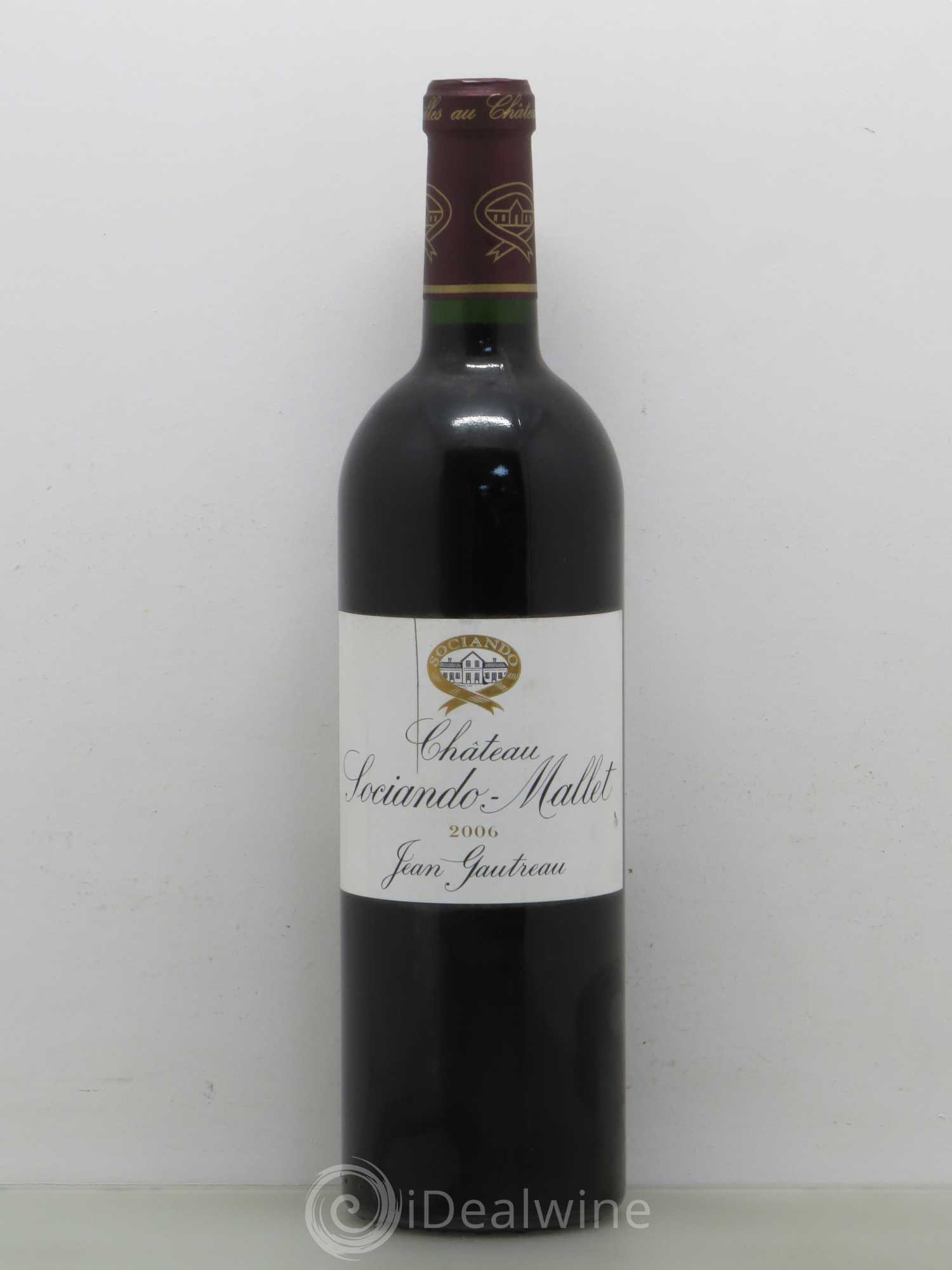 Château Sociando Mallet 2006 - Lot de 1 bouteille - 0