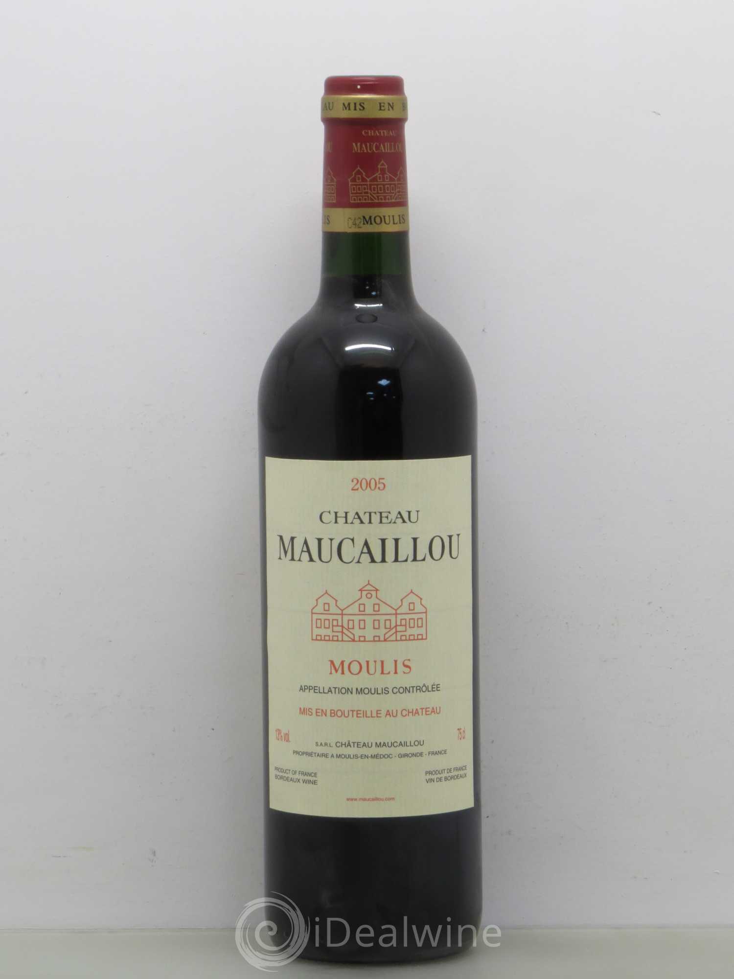 Château Maucaillou 2005 - Lot de 1 bouteille - 0