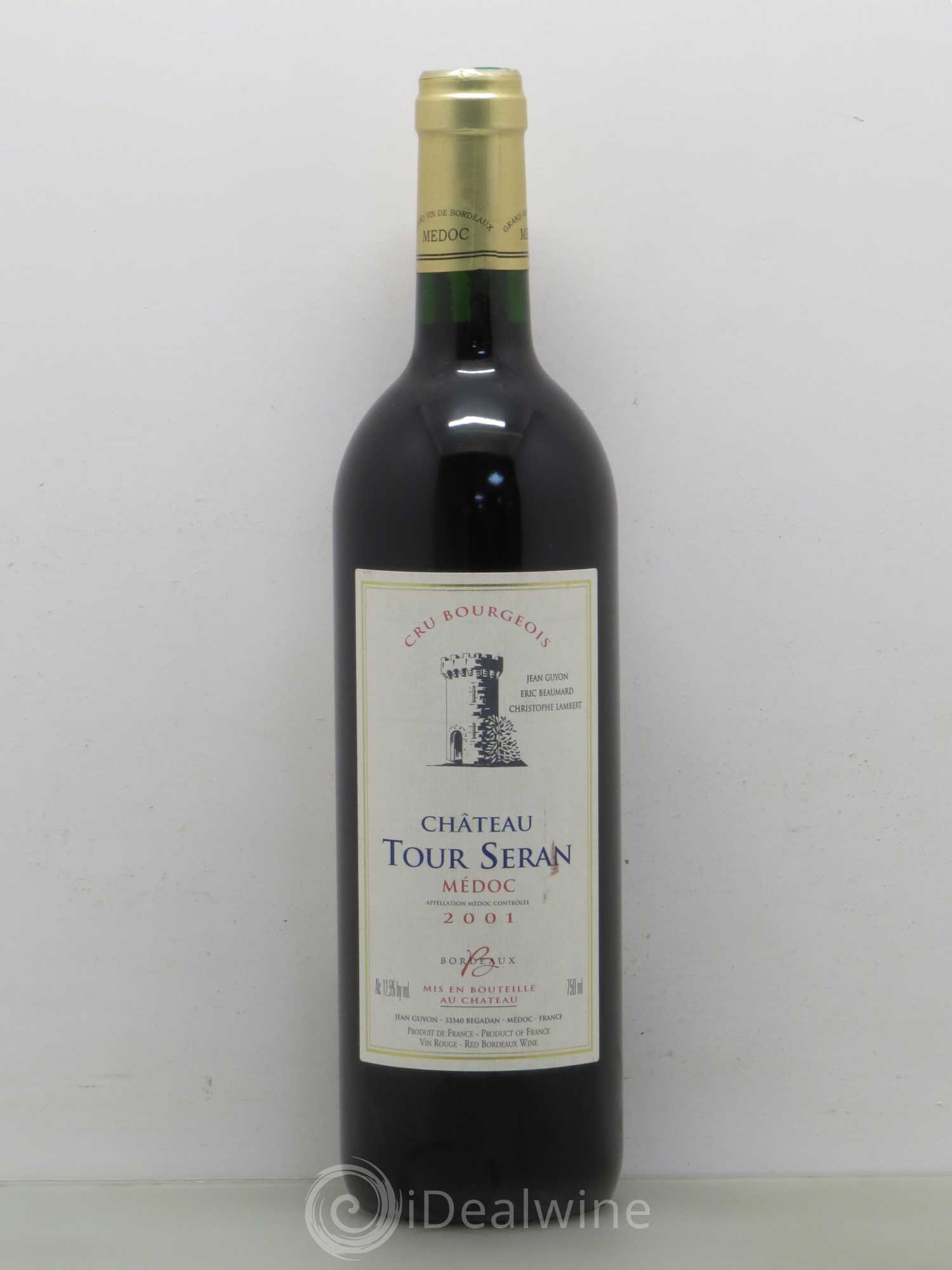 Château Tour Séran Cru Bourgeois 2001 - Lot de 1 bouteille - 0