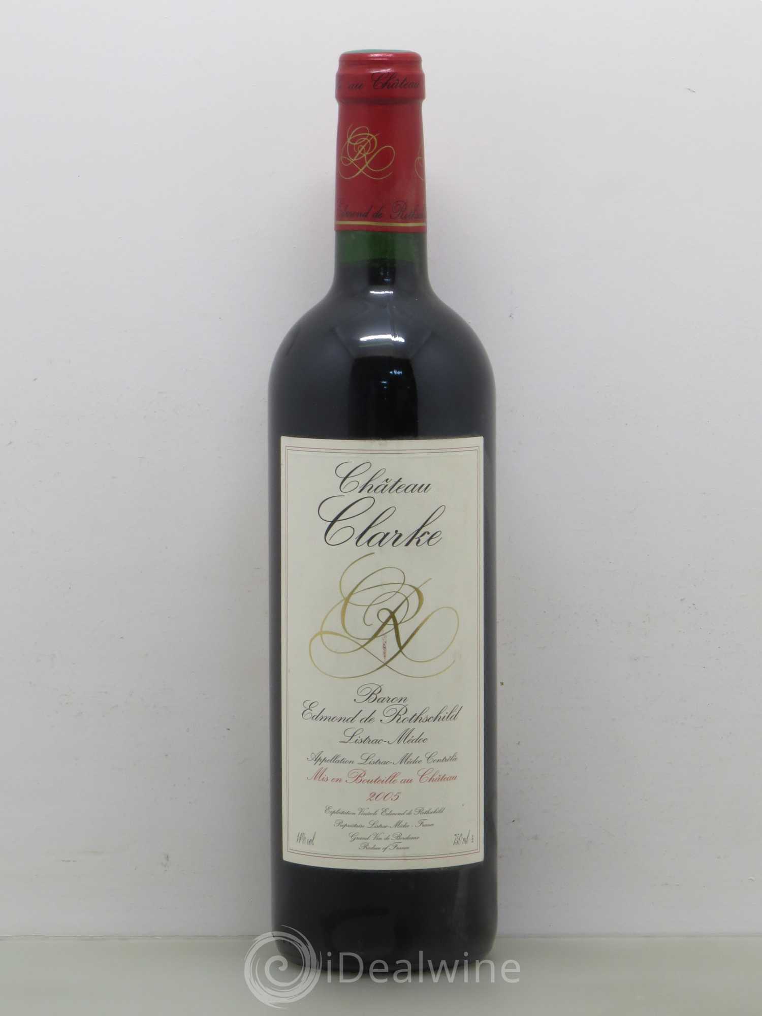 Château Clarke 2005 - Lot de 1 bouteille - 0